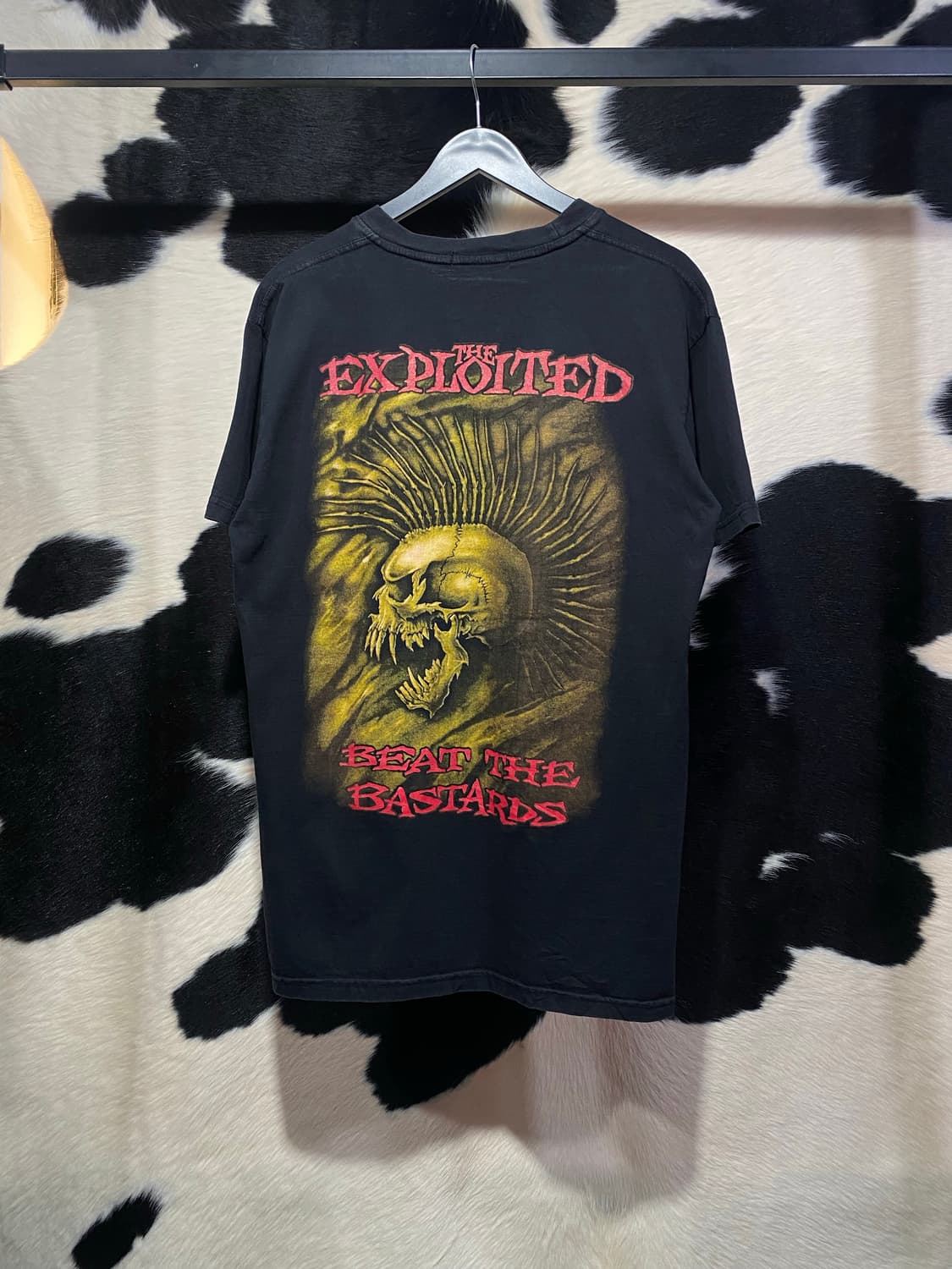 Peitox 빈티지 해골 프린팅 반팔티셔츠 상품이미지5