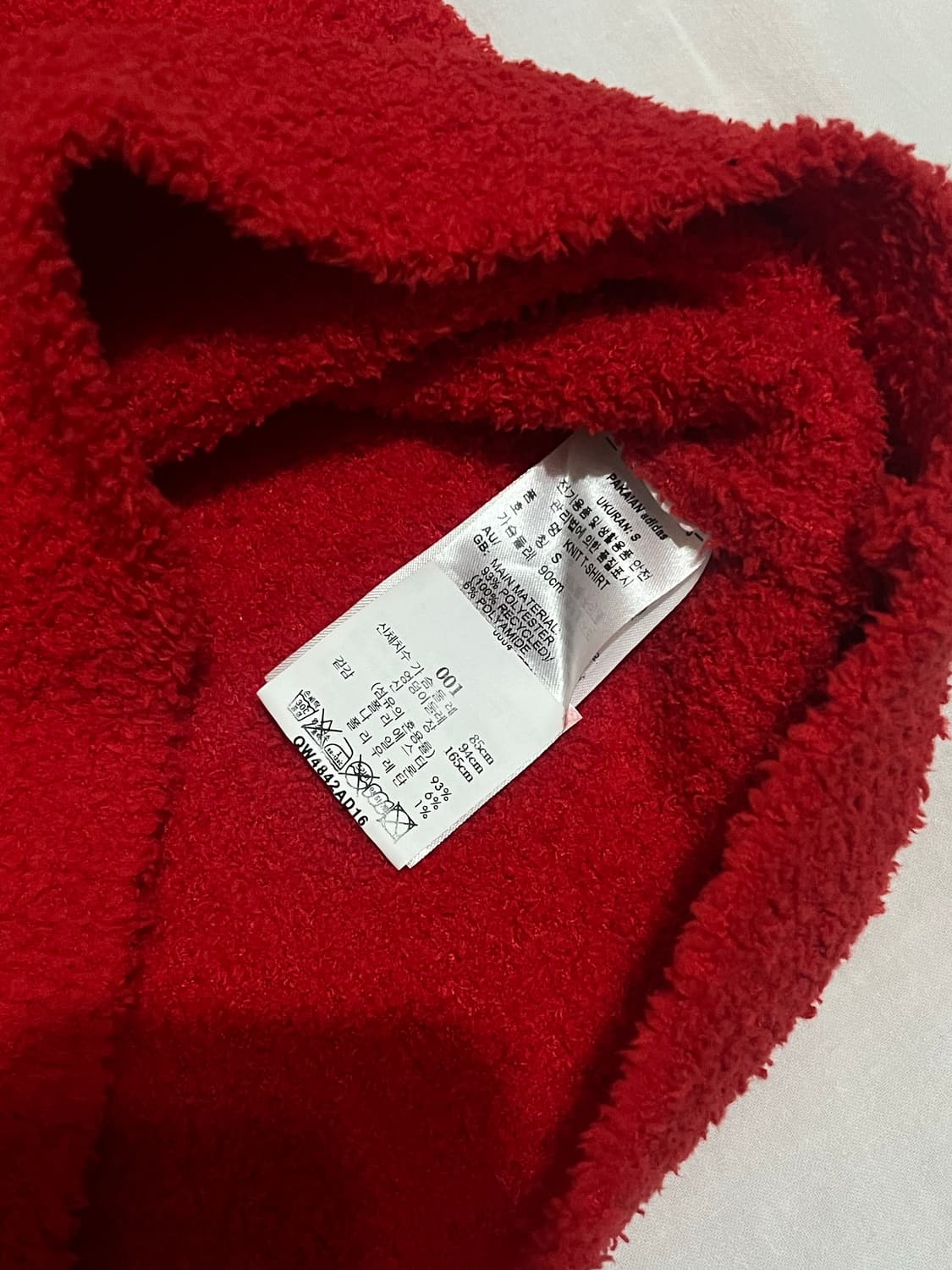 아디다스 프리미엄 플러피 니트 티셔츠 상품이미지4