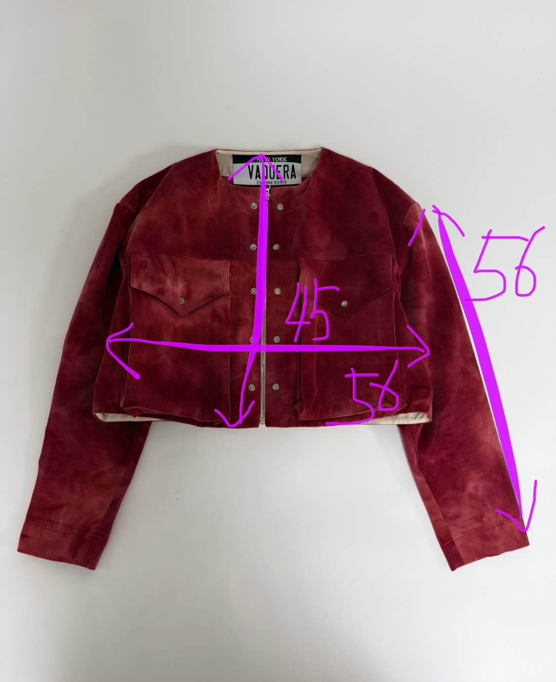 Vaquera 코듀로이 크롭자켓 상품이미지9