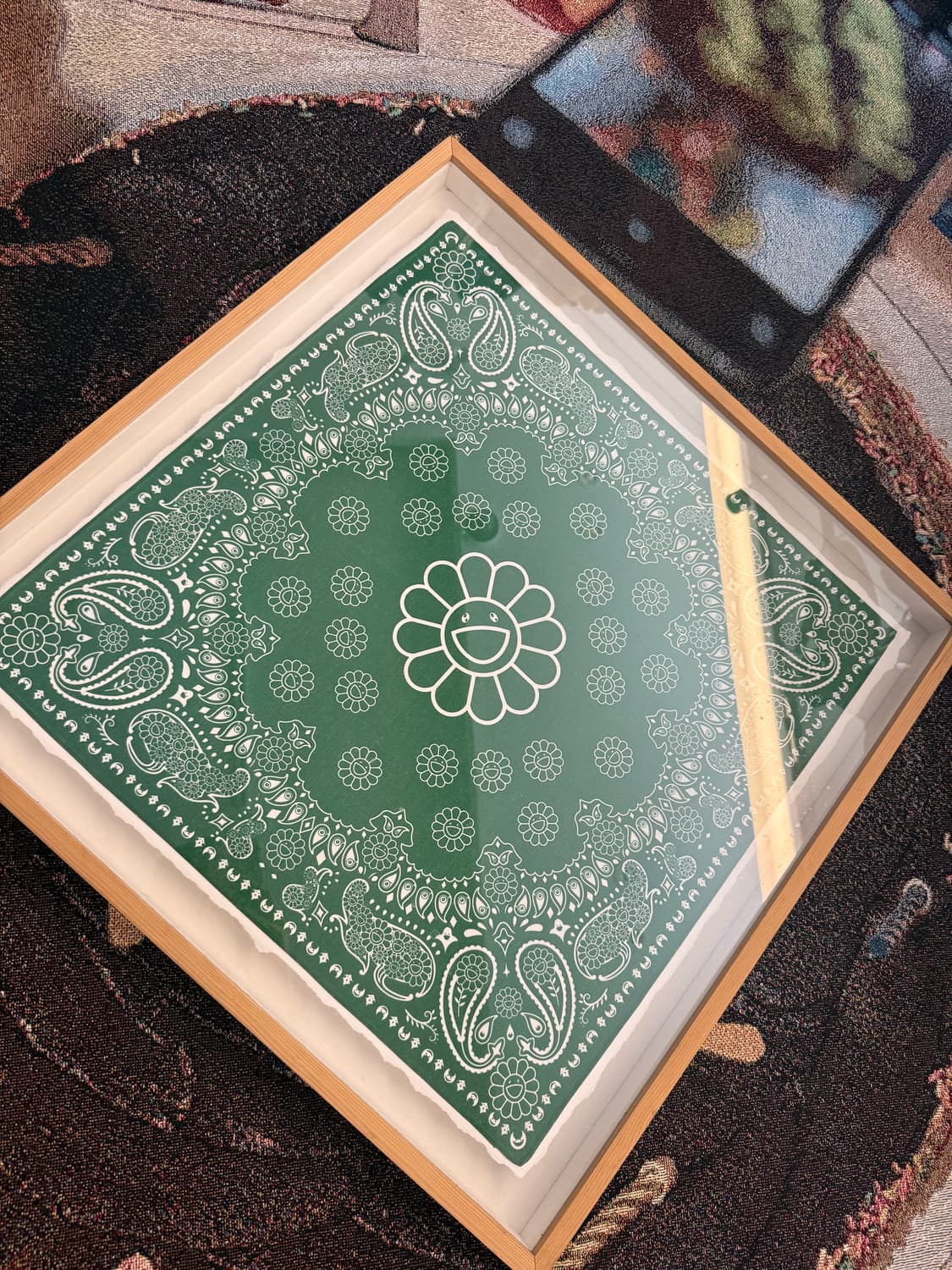 무라카미 타카시 플라워 반다나 액자 상품이미지2