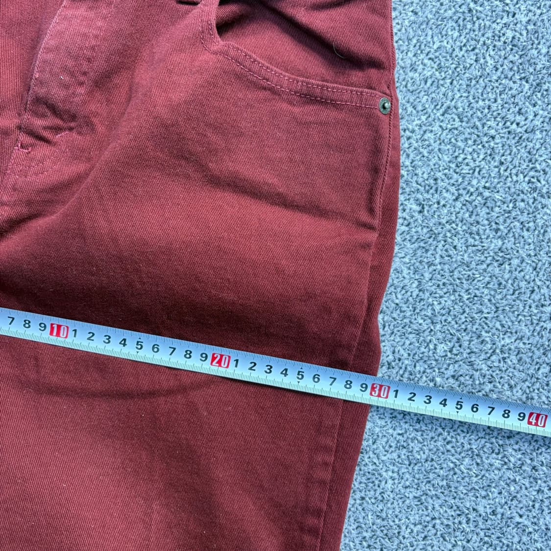 4 REG M 리바이스 550 버건디 면바지 0608J2 상품이미지7