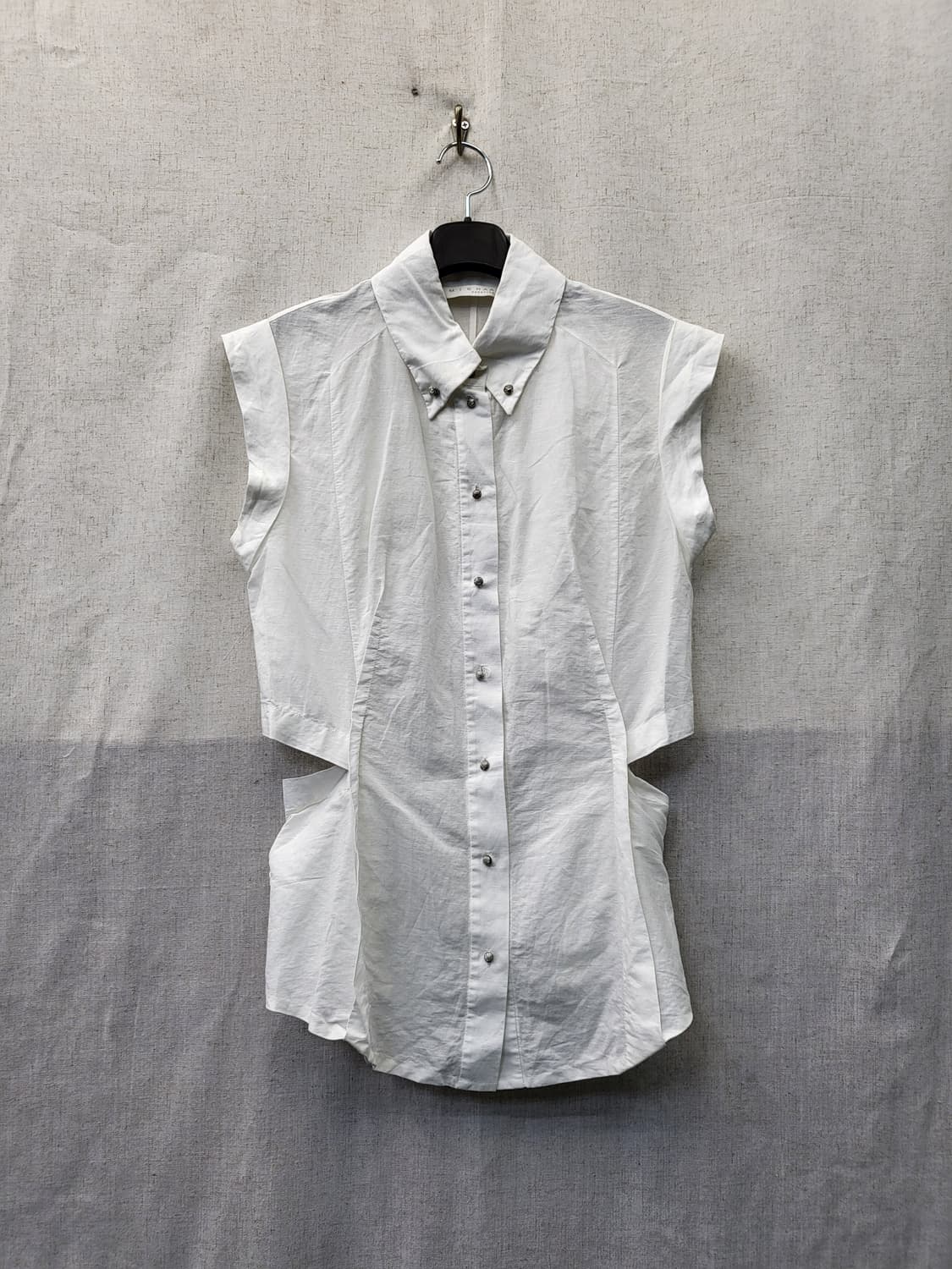 미샤 트임 블라우스 셔츠 상품이미지1