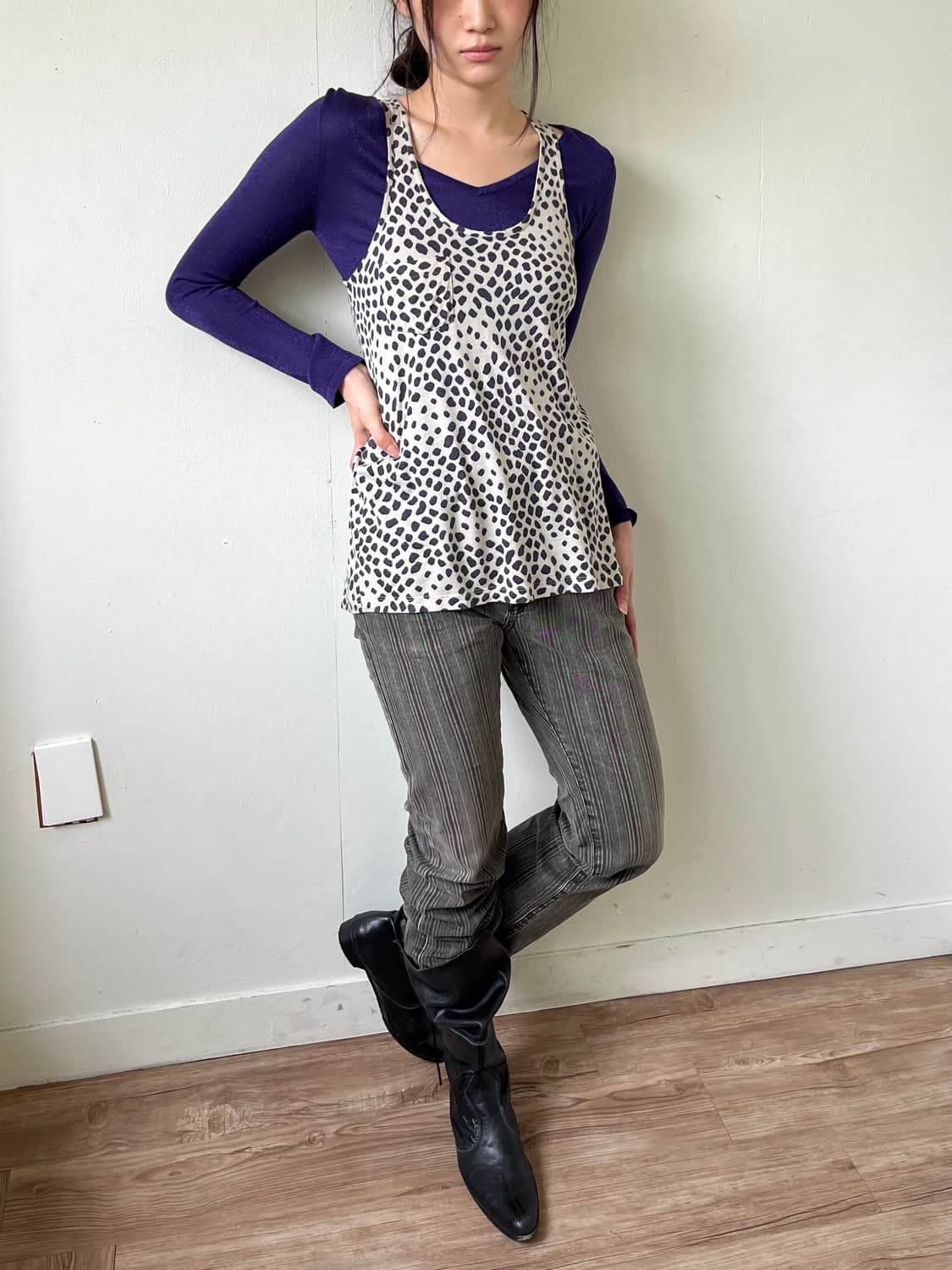 POINTER 스트라이프 데님 팬츠 상품이미지7