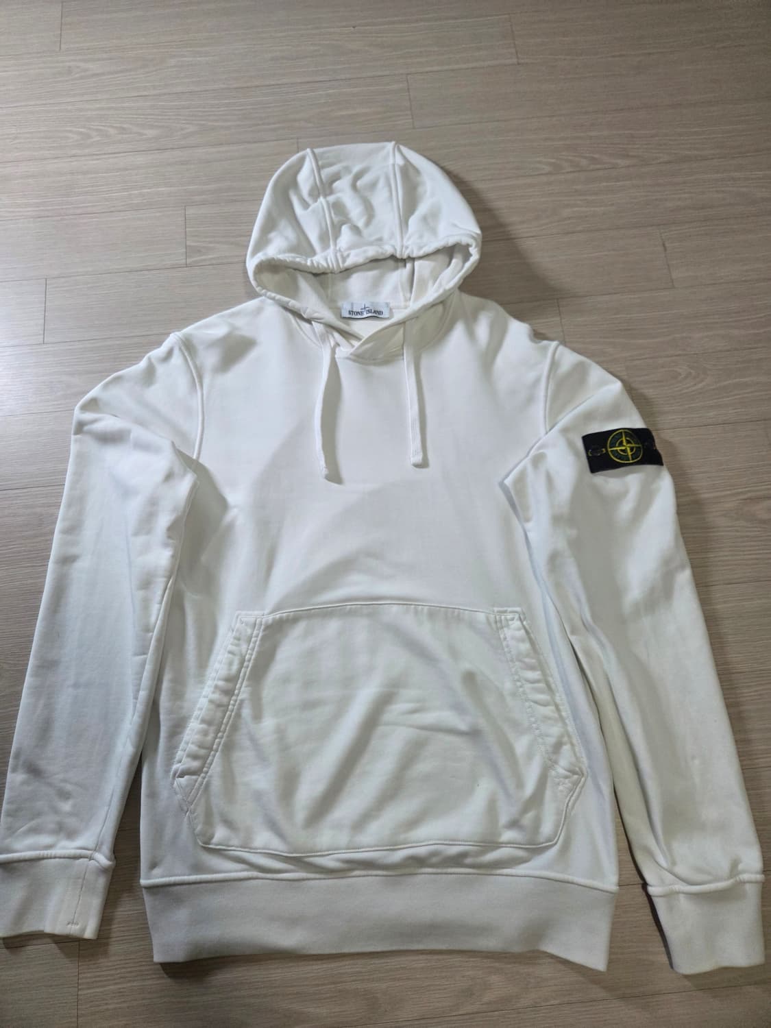 스톤아일랜드 와펜 코튼 플리스 신형 후드티 상품이미지1