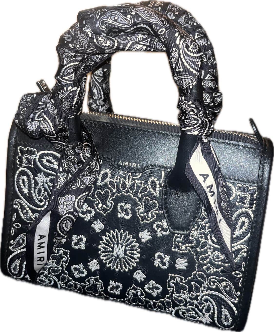 아미리 반다나 마이크로 크로스백 블랙 상품이미지4