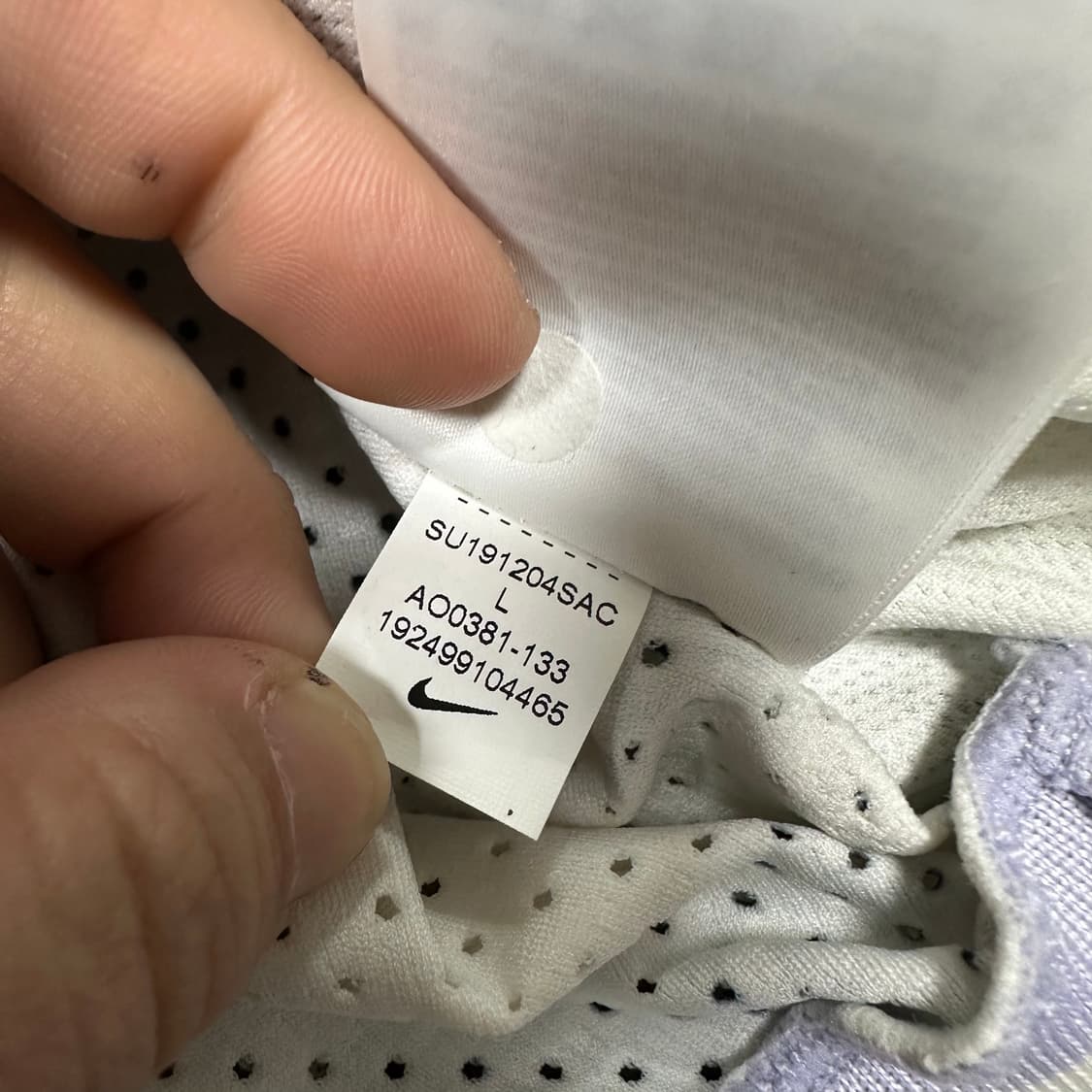 ✨ (바배) 나이키 메쉬 소재 크롭 롱슬리브 상품이미지5