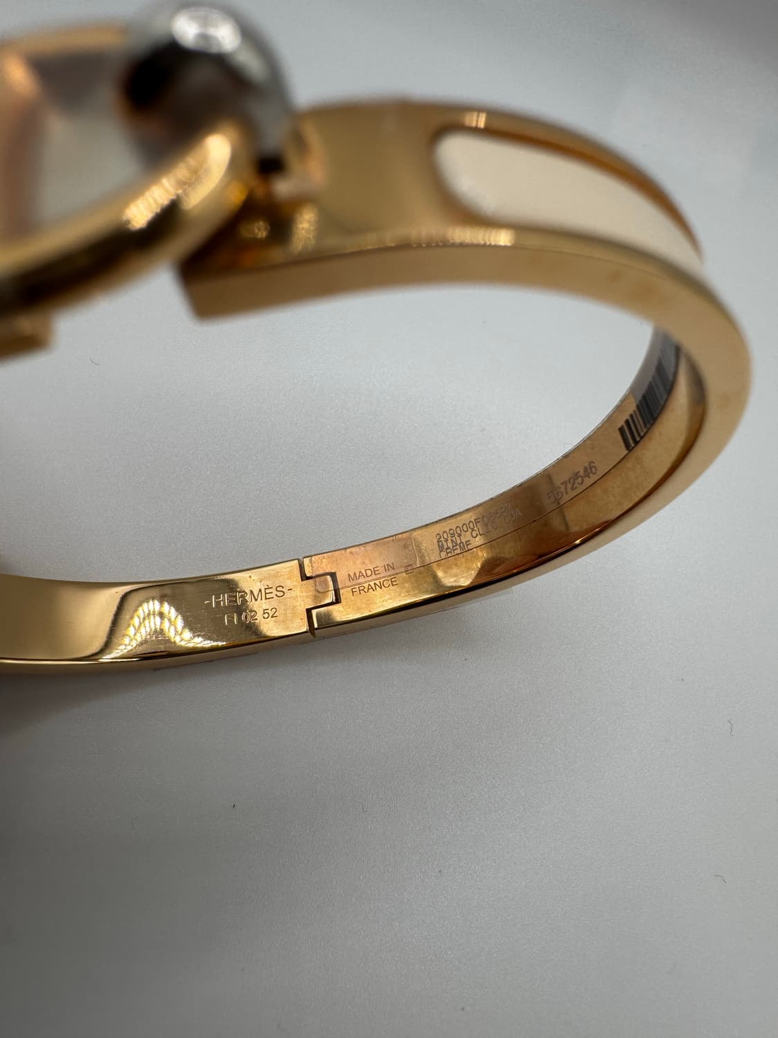 에르메스 미니 클릭 샹달 브레이슬릿 로즈 골드 팔찌  상품이미지6