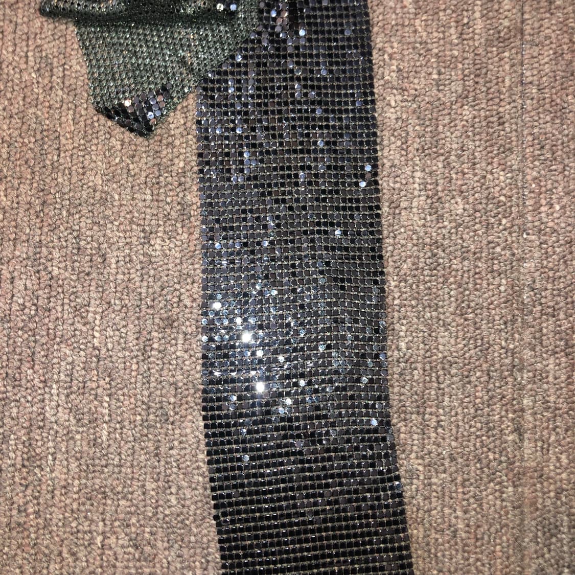 Vintage 💿 MNG black glitter m 상품이미지3