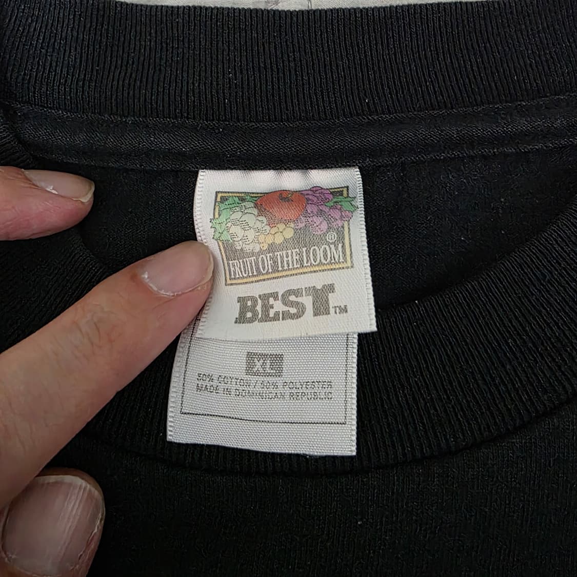 [XL] 90s 빈티지 DARE 티셔츠 블랙 ver. 후룻3 상품이미지4