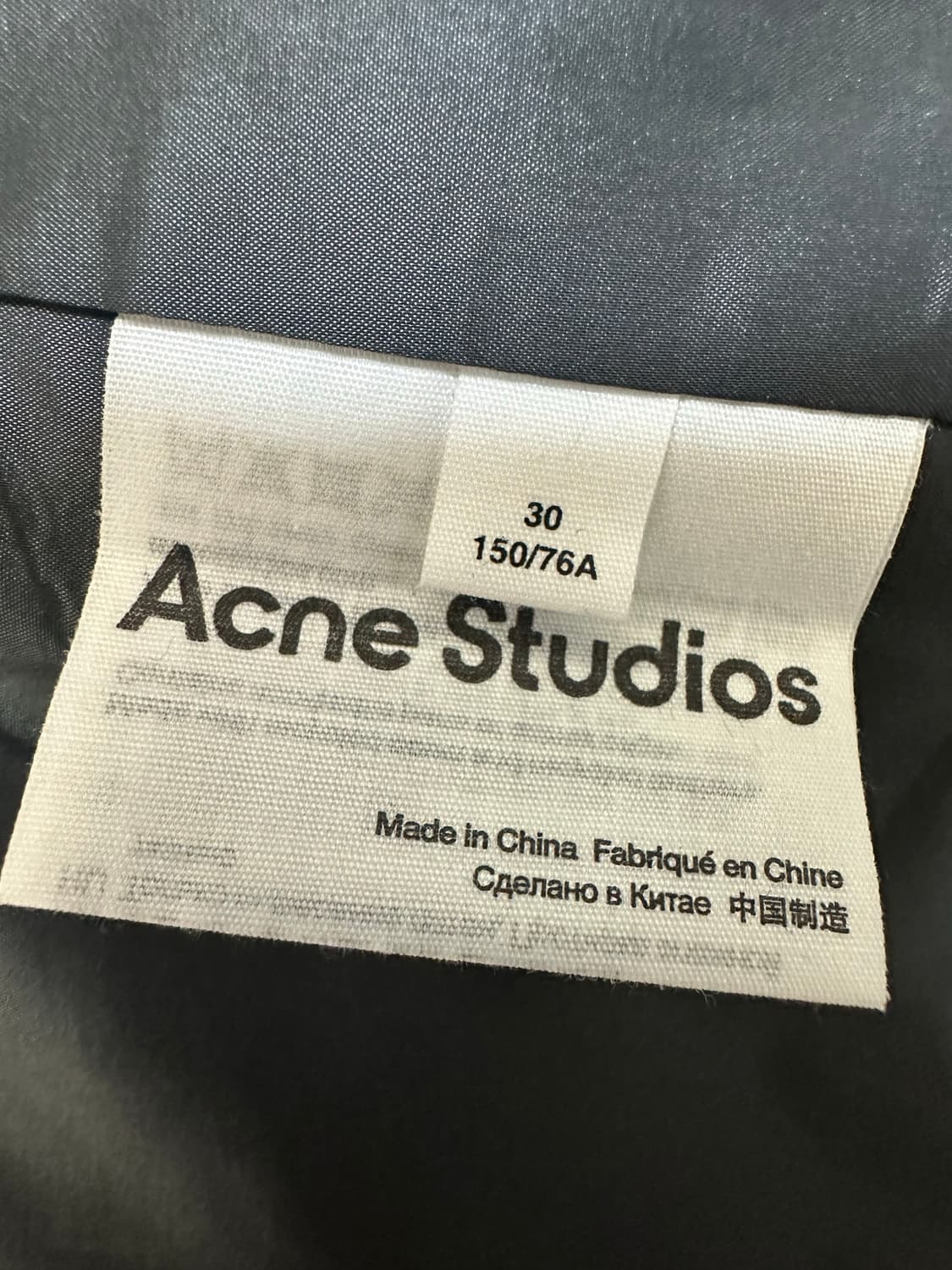 아크네스튜디오크롭 블랙 자켓 더블 버튼정품 상품이미지7