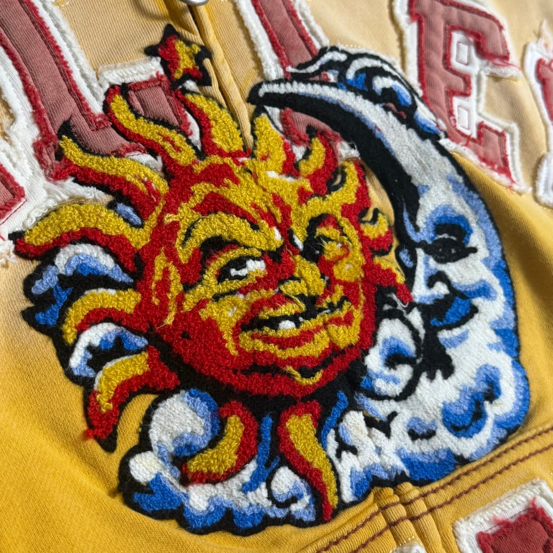 (M) Vale forever sunny 후드집업 옐로우 상품이미지4