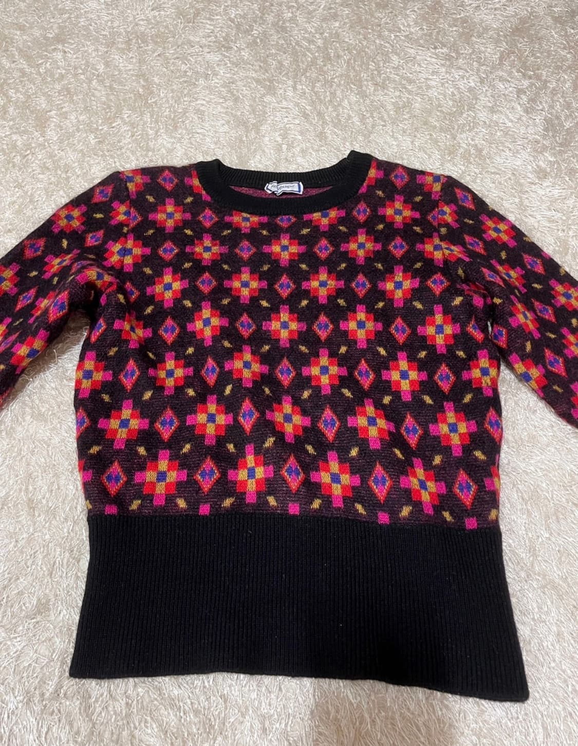  Yves Saint Laurent 생로랑 90‘s 이브생로랑 패턴 니트 상품이미지2
