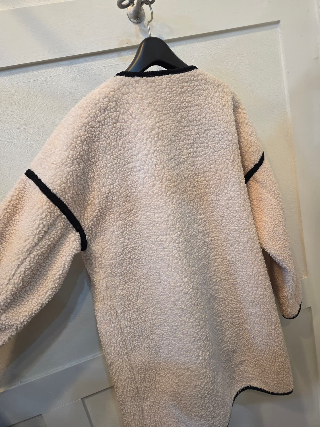 코오롱스포츠 아이보리 뽀글이 하프 자켓 상품이미지6