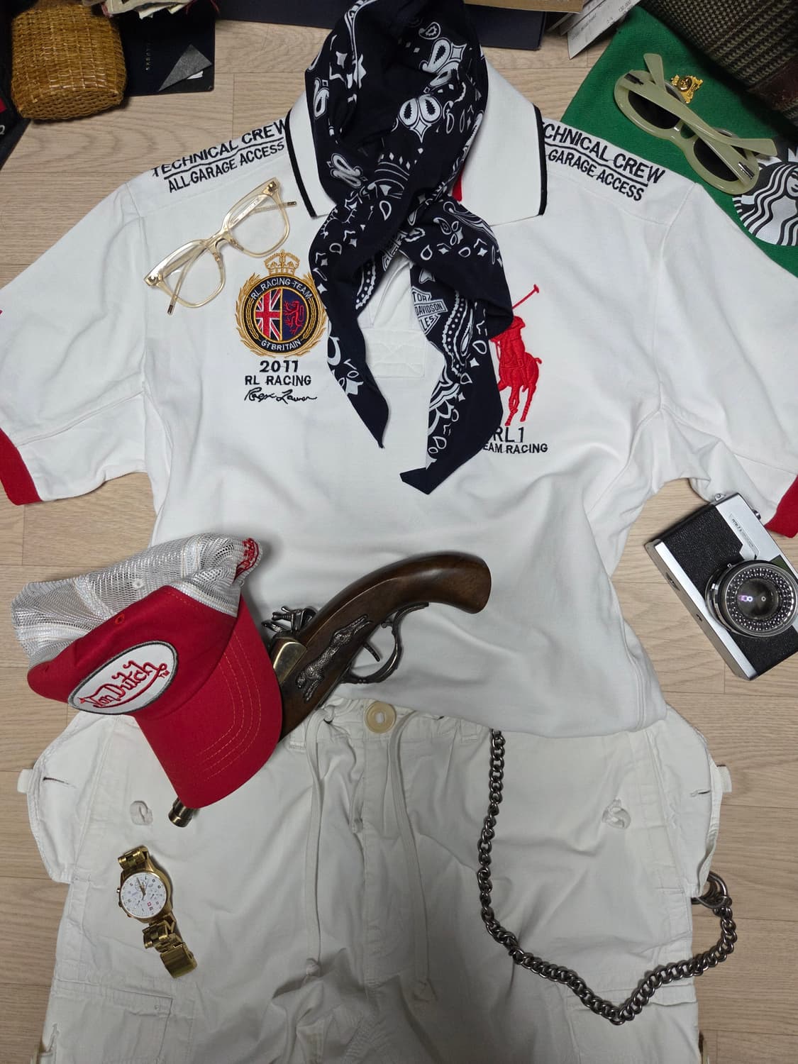POLO RALPH LAUREN RACING TEAM 카라티 반팔 티셔츠 상품이미지4