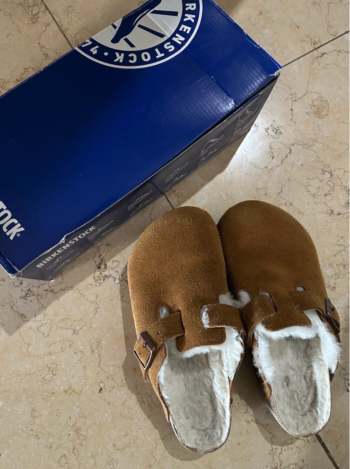 버켄스탁 보스턴 시어링 밍크 EU37 상품이미지2