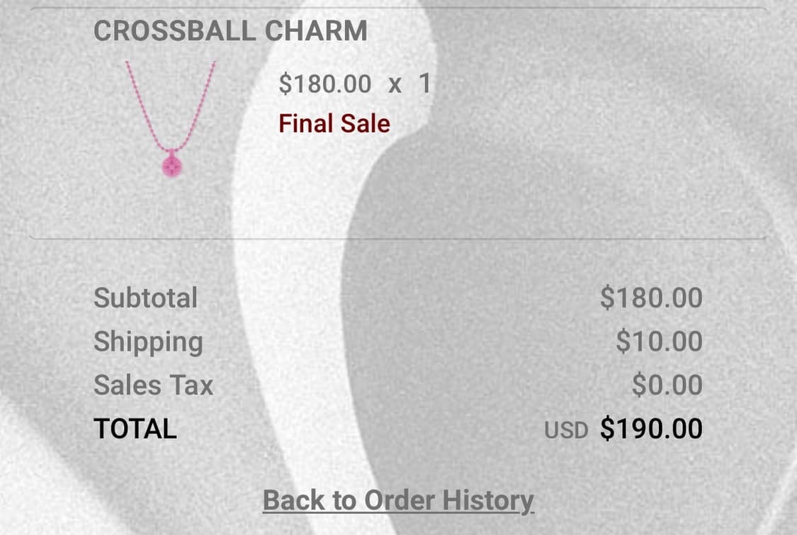 크롬하츠 실리크롬 크로스볼 핑크 상품이미지2