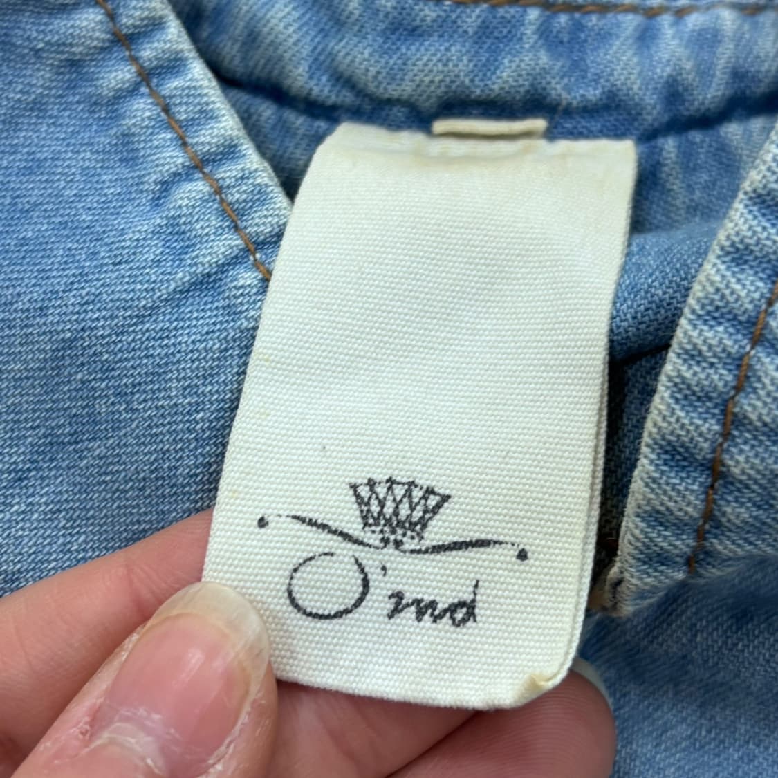 44 오즈세컨 패치워크 데님 자켓 0401E 상품이미지3