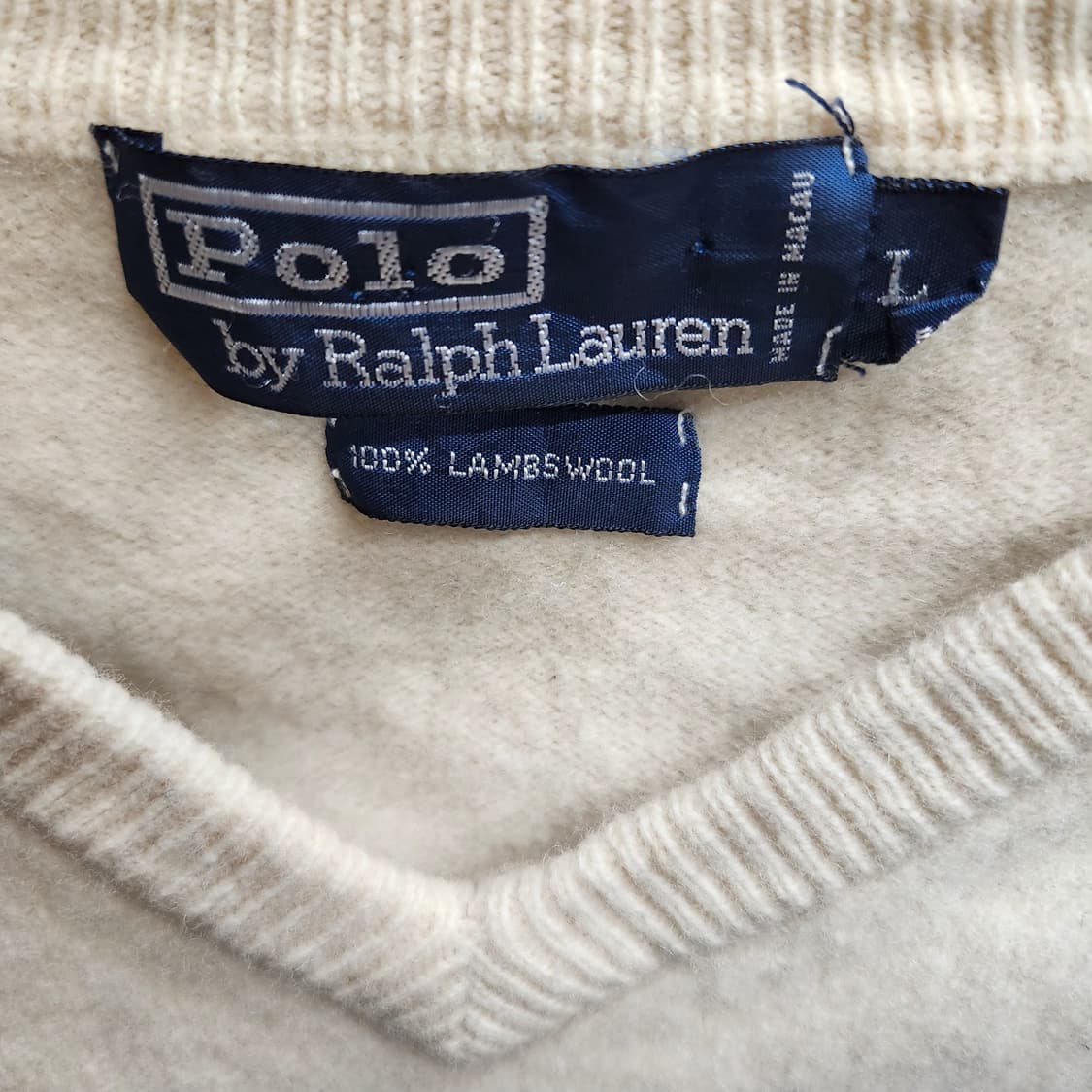 폴로랄프로렌 로고 니트(램스울) L 상품이미지4