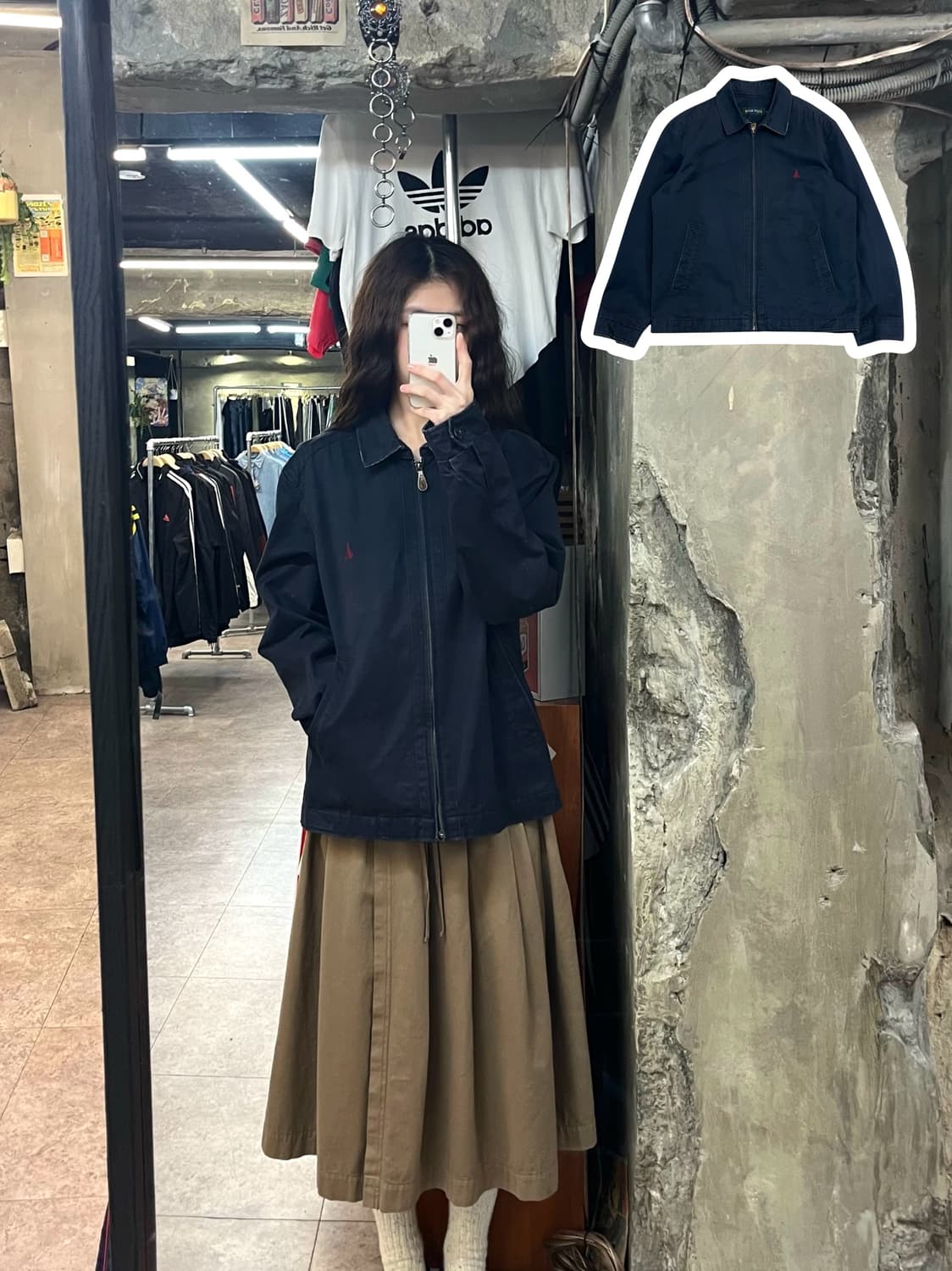 빈폴 블루종 자켓 네이비 100 #csz2583  상품이미지1