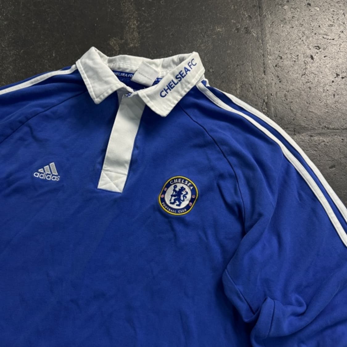 100 아디다스 08 09 첼시 럭비 카라 티셔츠 상품이미지2