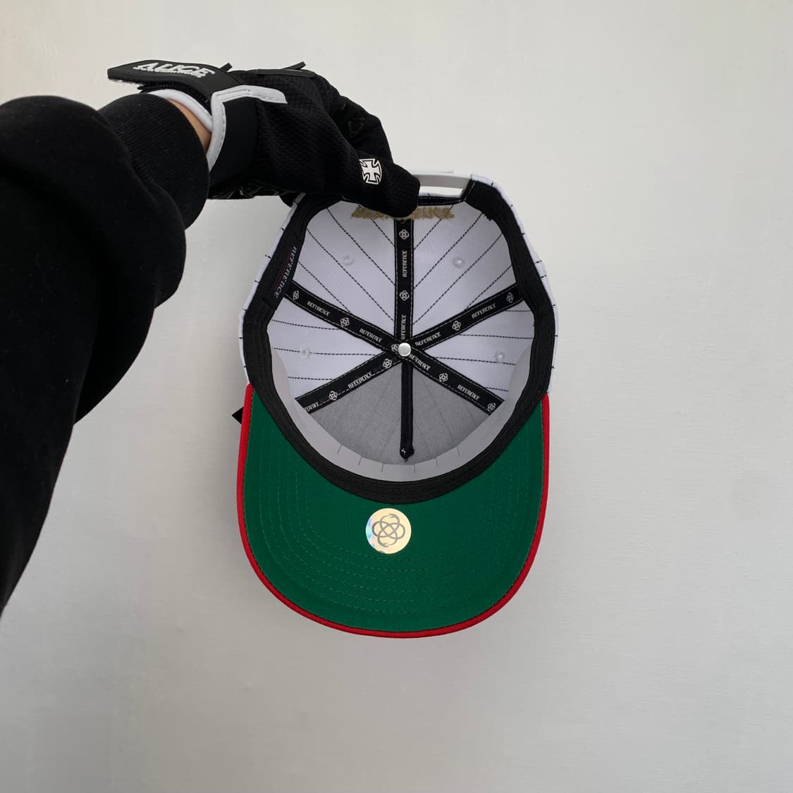 새상품 Reference 브랜드 한정판 LA 스트라이프 스냅백 모자 상품이미지5