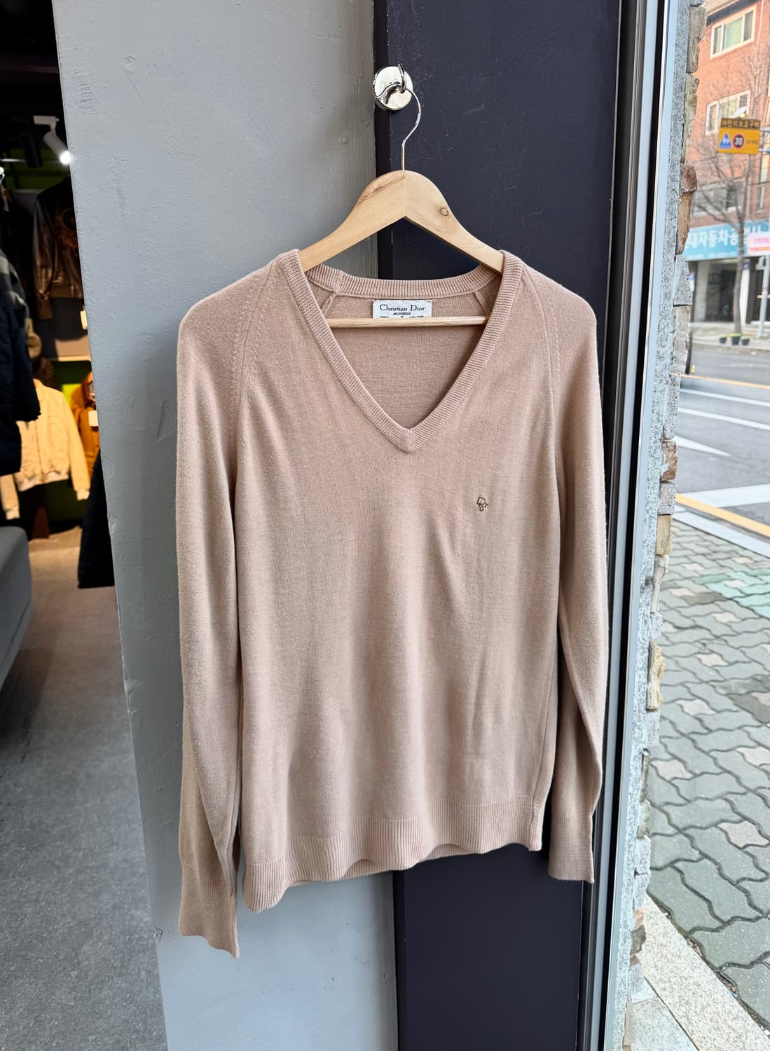 .S/ 크리스찬디올 1990S 로고 브이넥 니트 상품이미지2