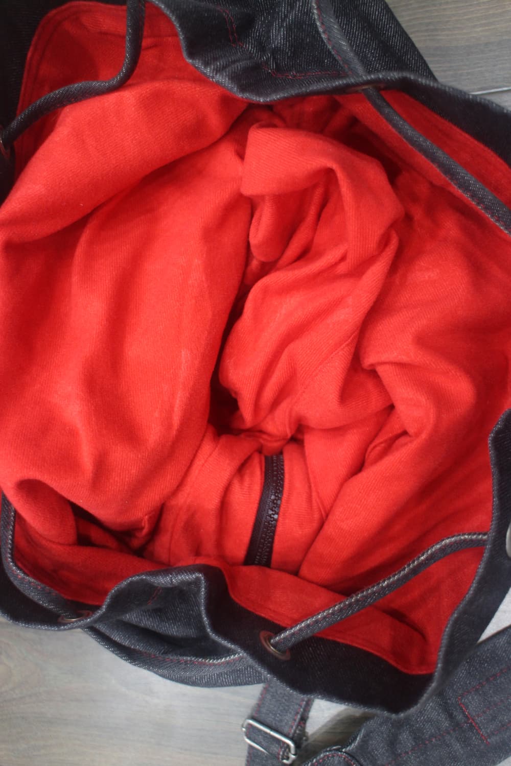 아메코 (AMECO) 빈티지 USA 복조리 데님백팩 상품이미지4