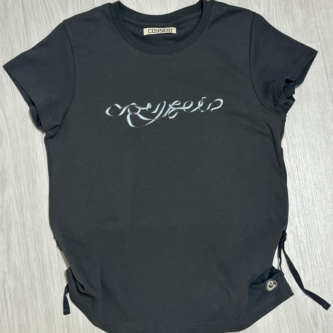 코이세이오 리본 티셔츠 ribbon side strap t-shirt 상품이미지2