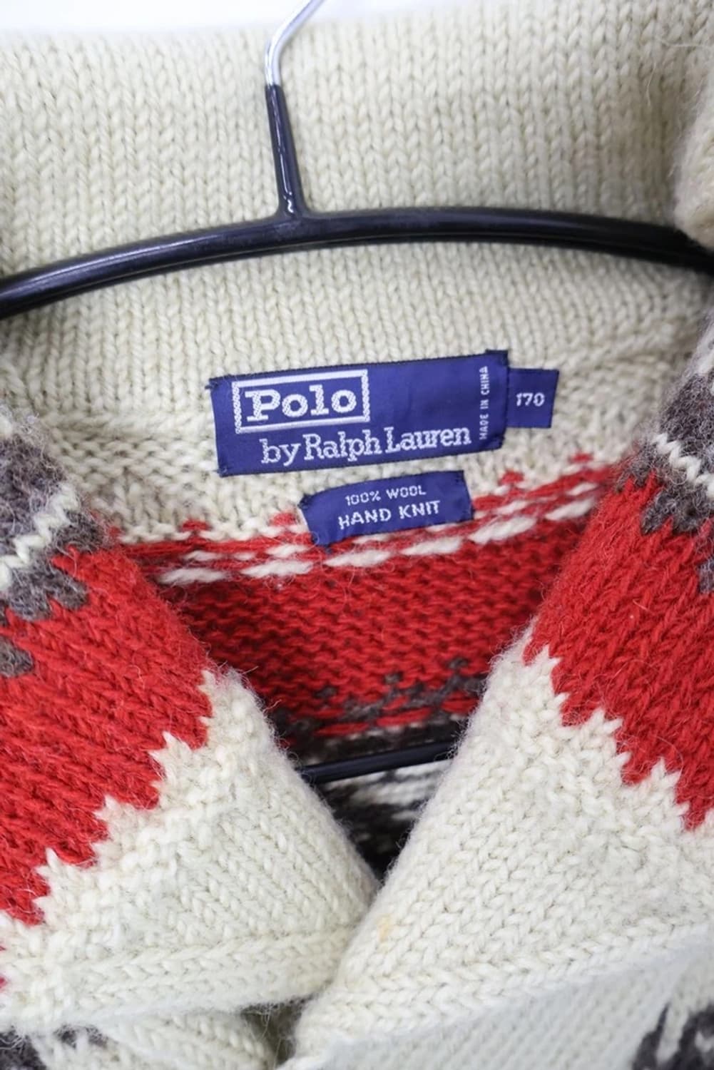 90's Polo Ralph Lauren Hand Knit Moose 상품이미지5