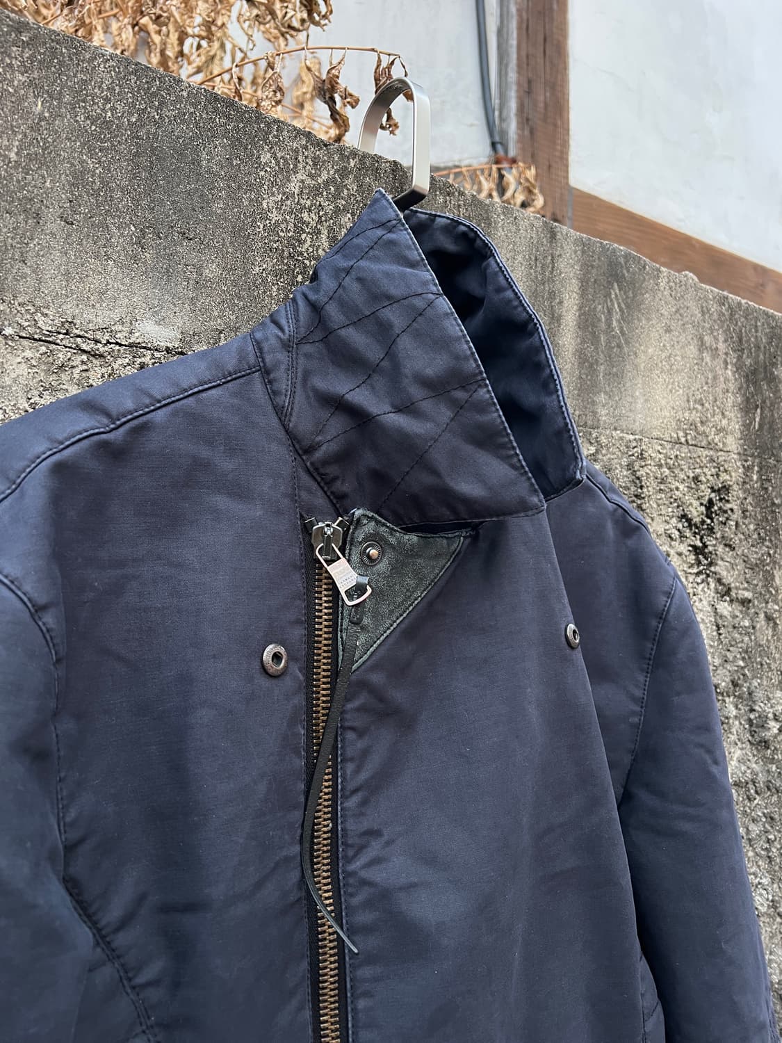 [M] 90s 아르마니 익스체인지 코튼 라이더 자켓 상품이미지5