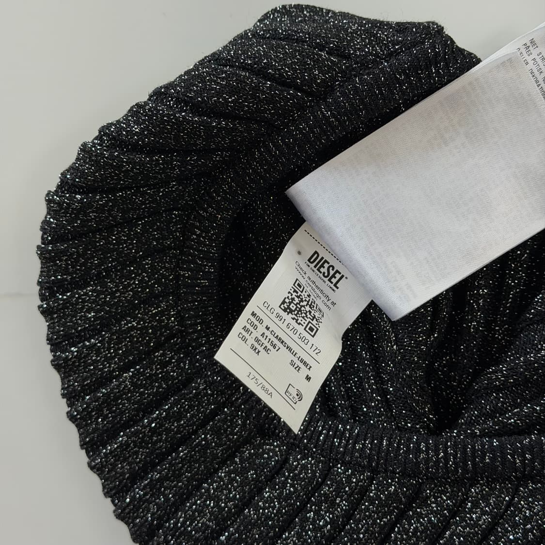 디젤 클락스빌 루렉스 블랙 탱크탑 M 상품이미지5