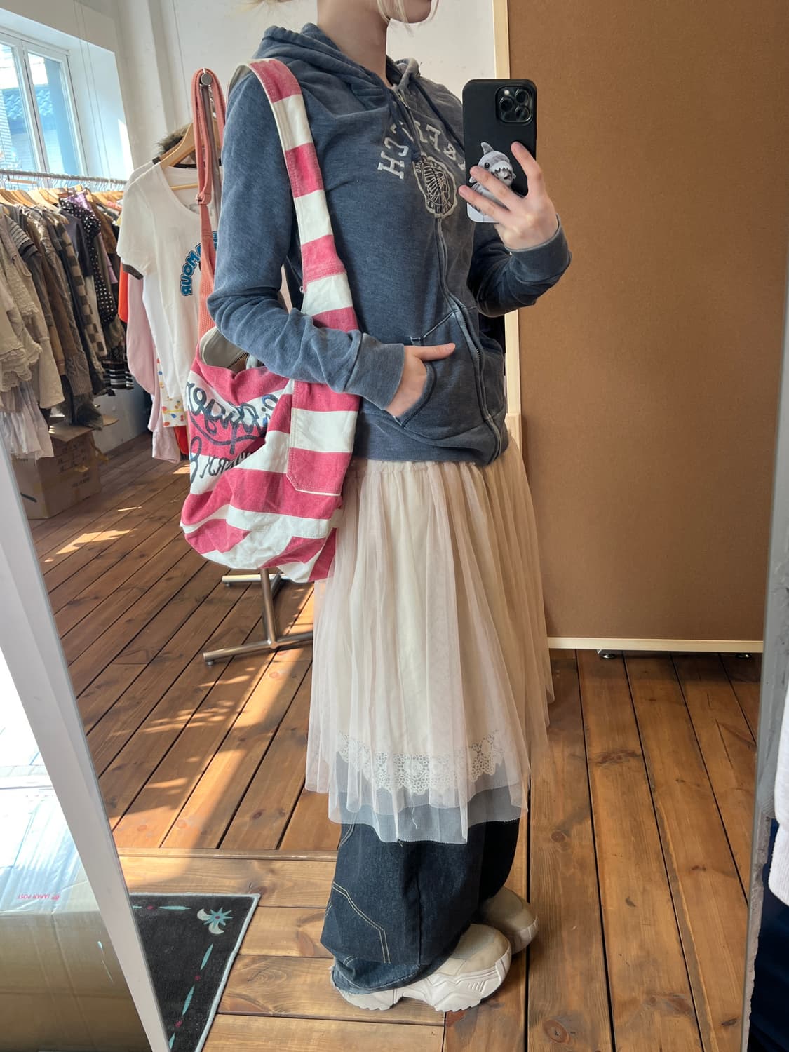 아베크롬비 네이비 후드집업 상품이미지3