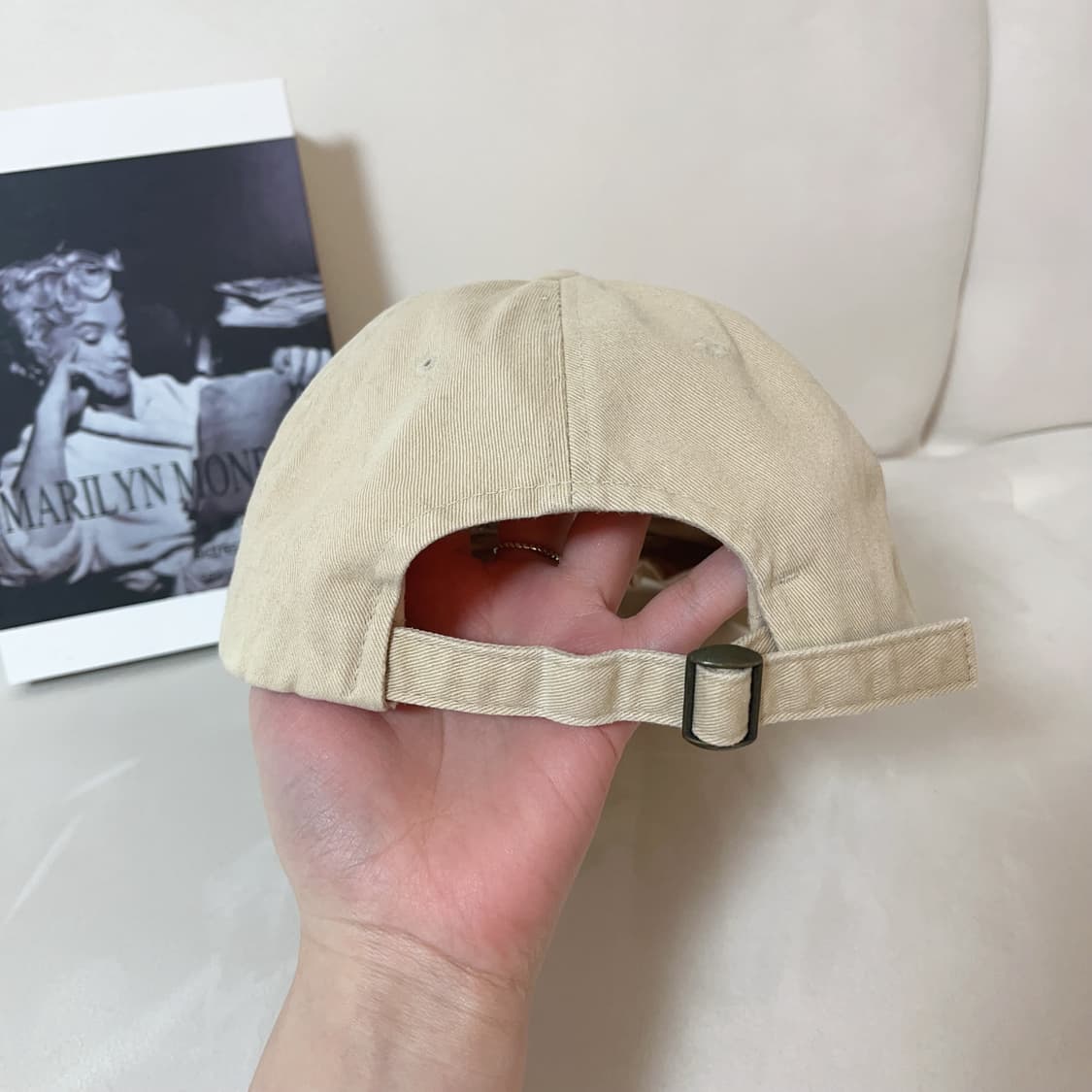 [정품] 마리떼프랑소와 저버 베이지 모자 상품이미지3