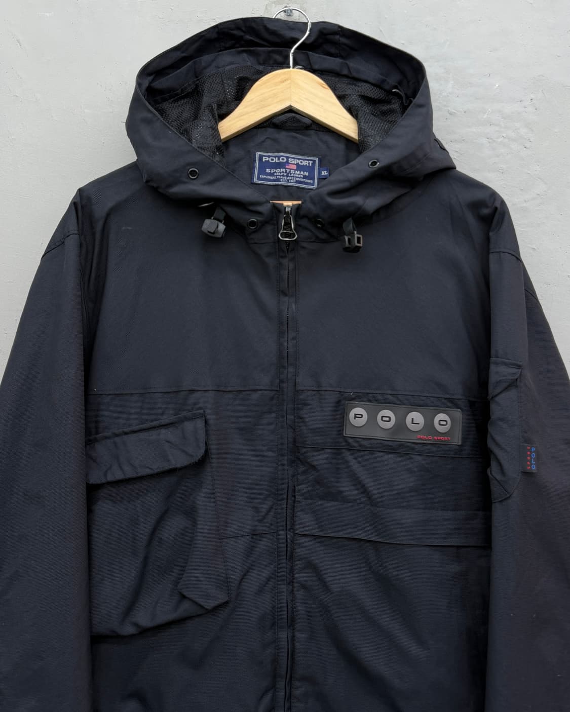 폴로 스포츠 00s 하드쉘 마운틴 후드 자켓 상품이미지2