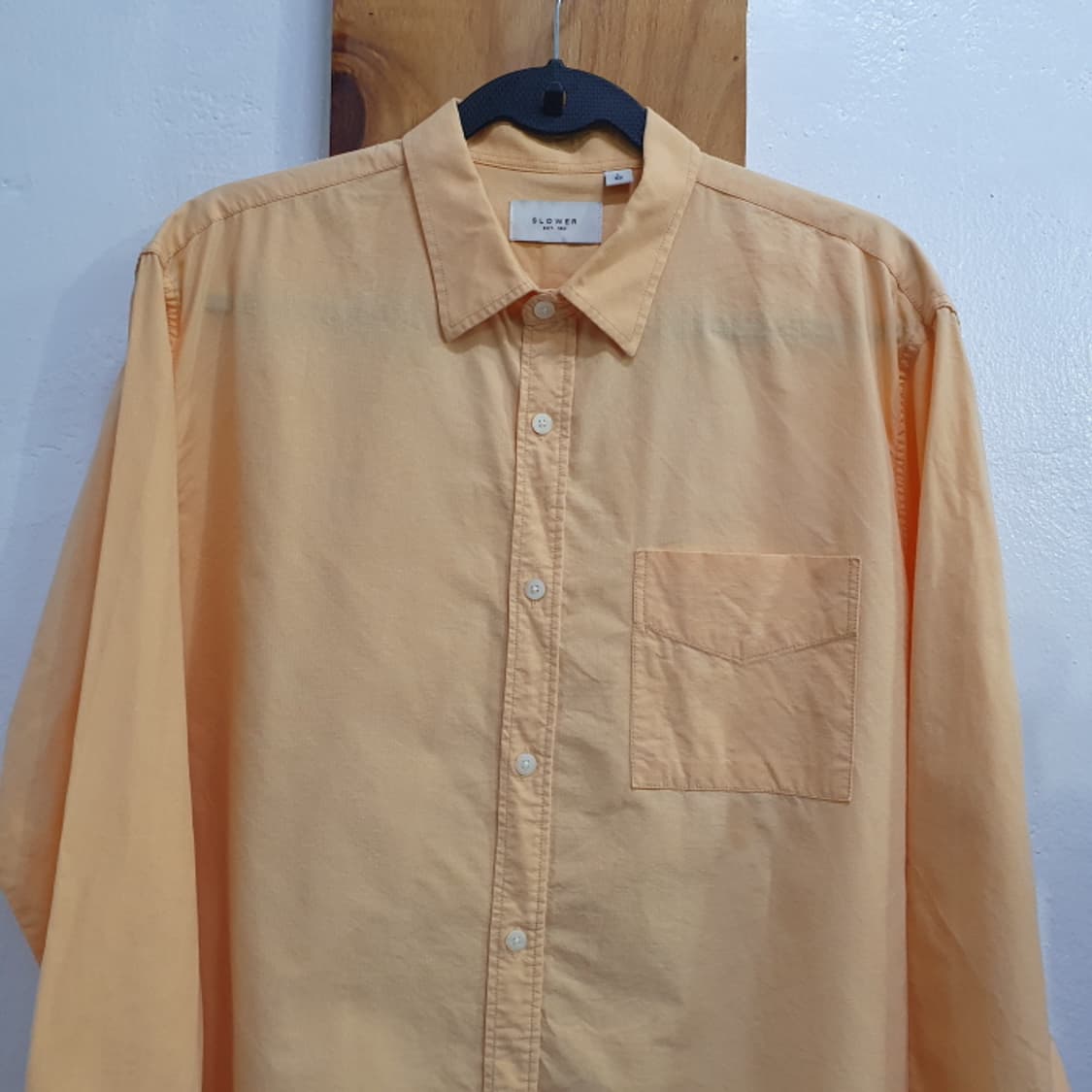 SLOWER 솔리드 긴팔남방(105) 상품이미지2