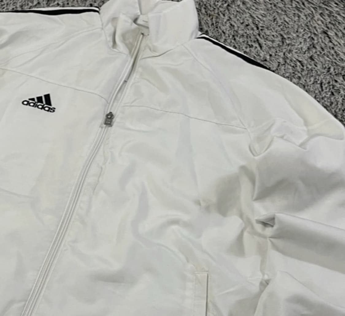 아디다스 화이트 바람막이 트랙탑 져지자켓 95/M 상품이미지2