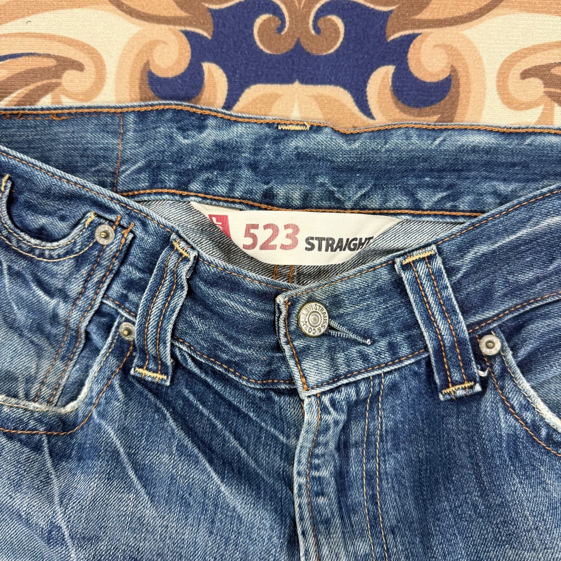 (30)리바이스 Levis 523 워싱 데님팬츠 상품이미지4
