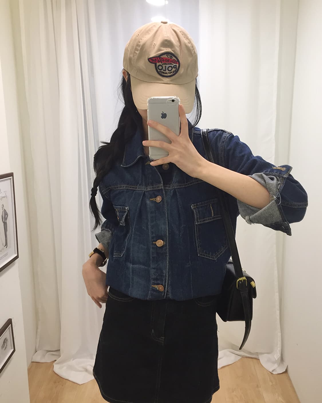 Women Vintage Denim Jacket 100 상품이미지2