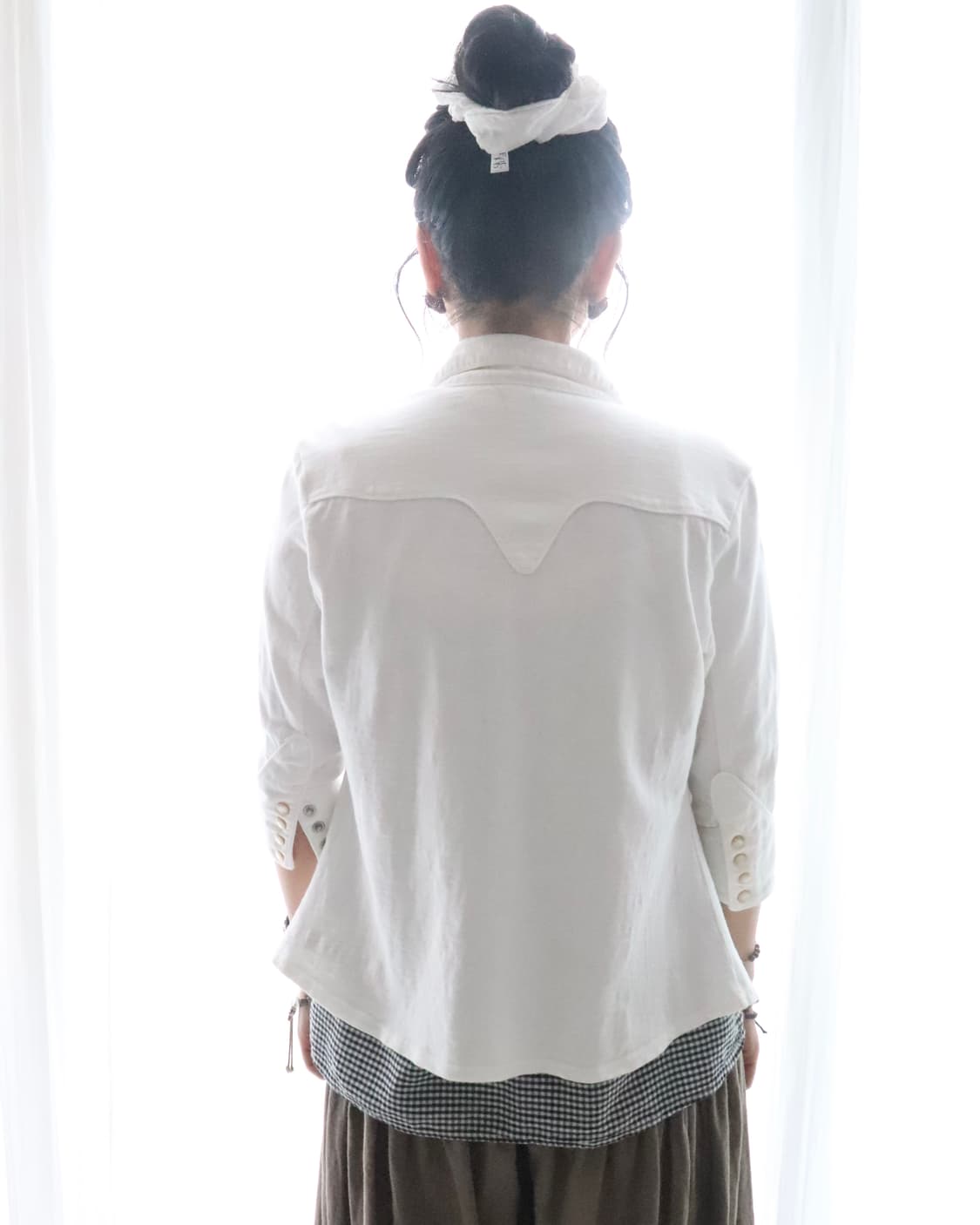 [Kapital] White 3/4 Sleeve Shirt Jacket  상품이미지7