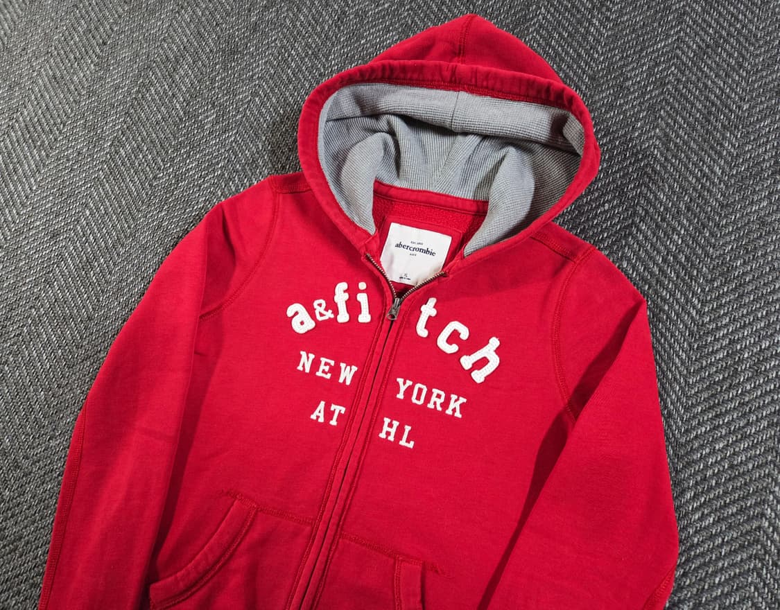 아베크롬비 레드 후드집업
 상품이미지4