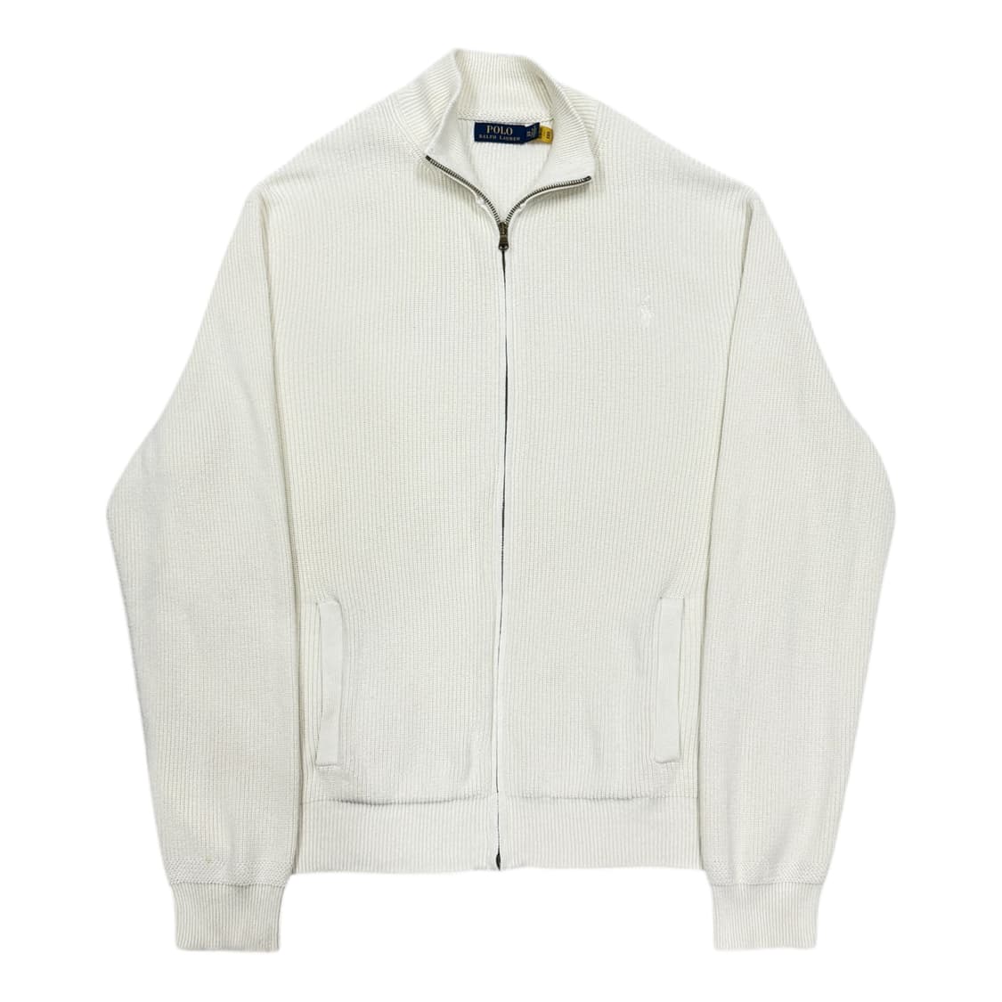 폴로 랄프로렌 와플 니트 집업 자켓 아이보리 2XL 상품이미지1