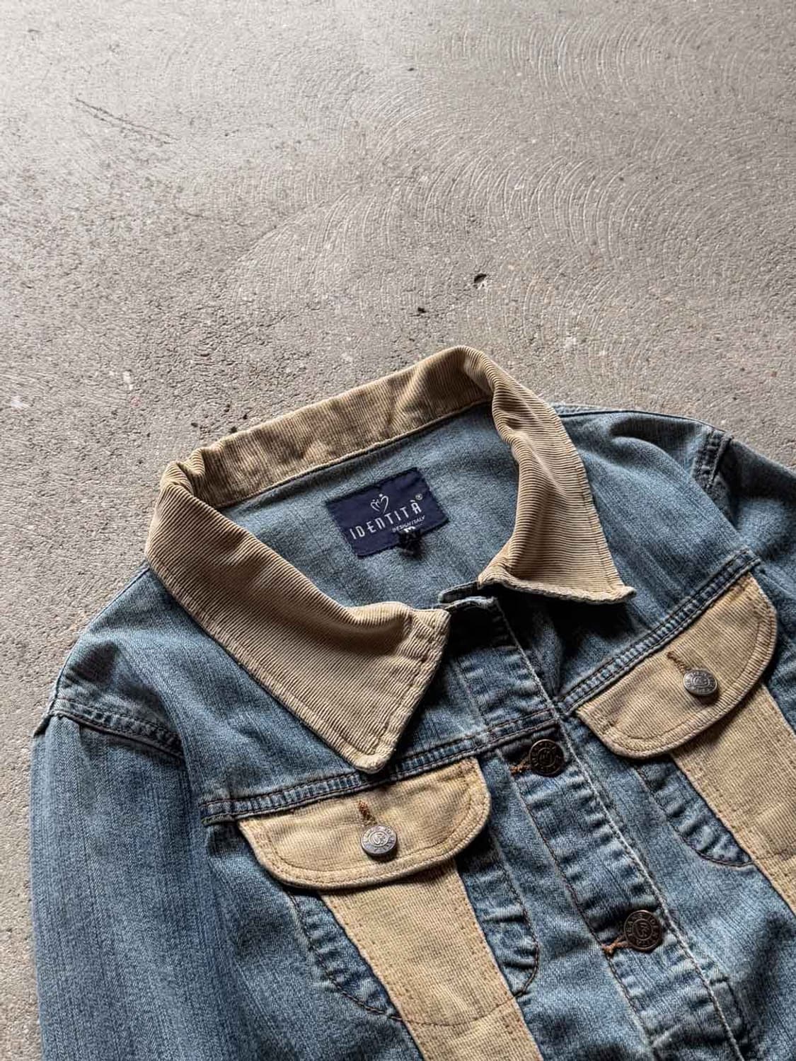 코듀로이 믹스 데님 자켓 상품이미지2