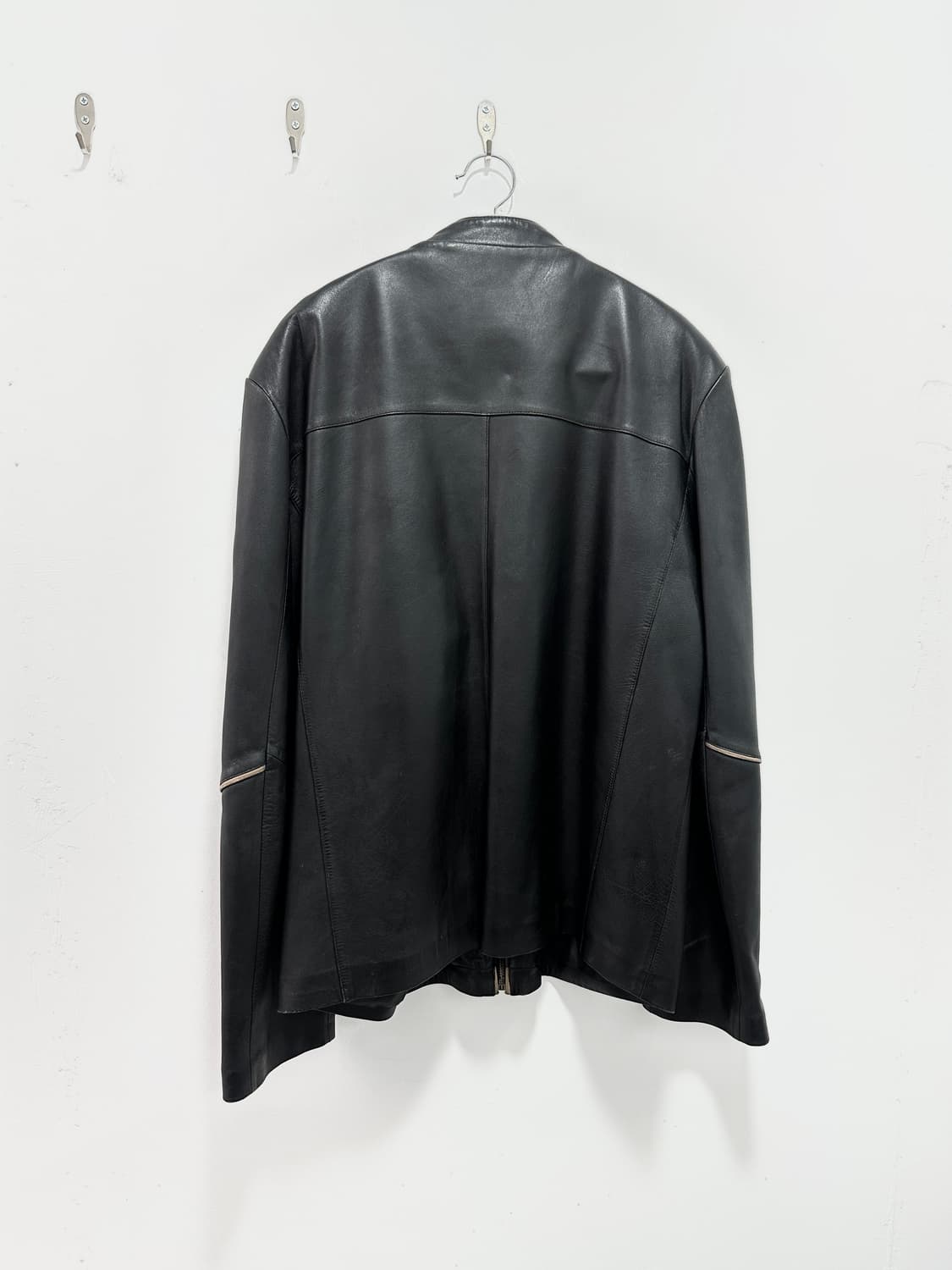 Sheepskin leather piping jacket 상품이미지7