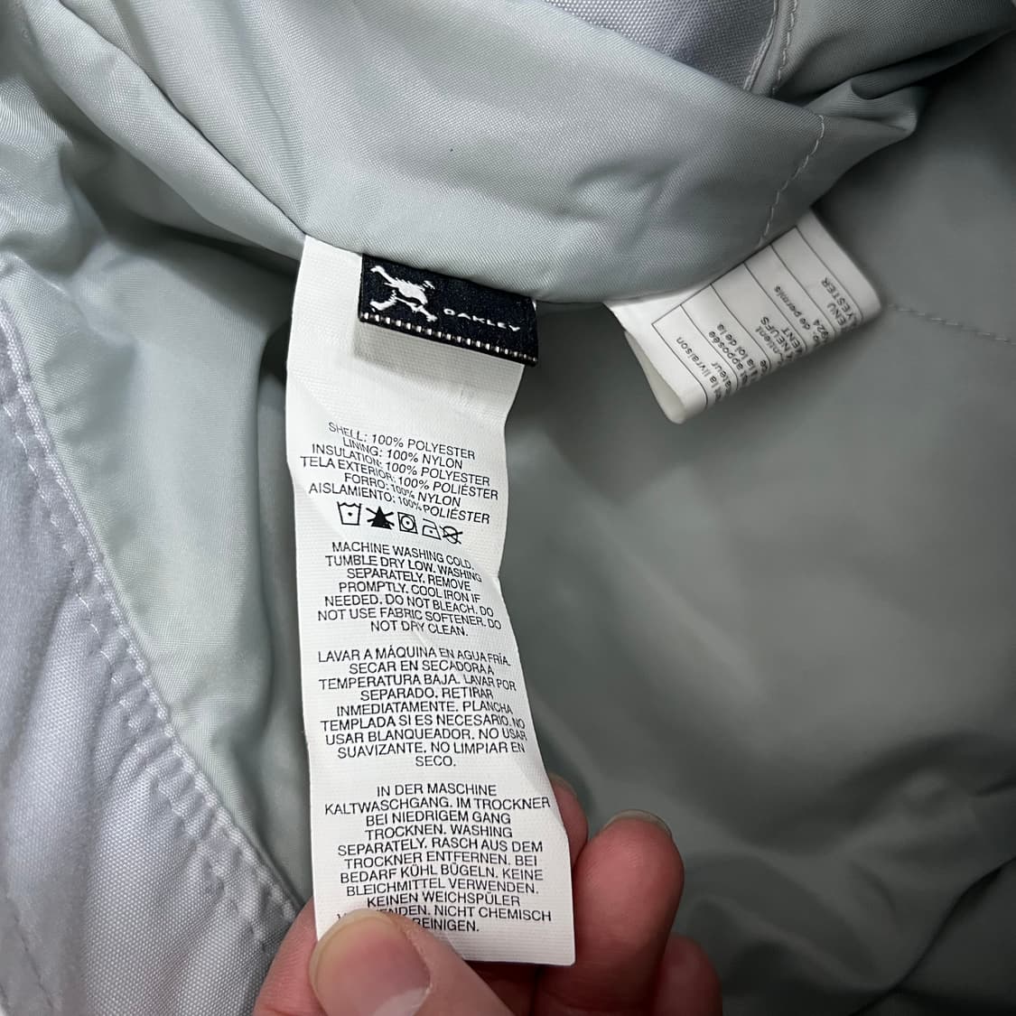 오클리 아이콘로고 테크 와이드 스노우 팬츠 그레이 상품이미지8