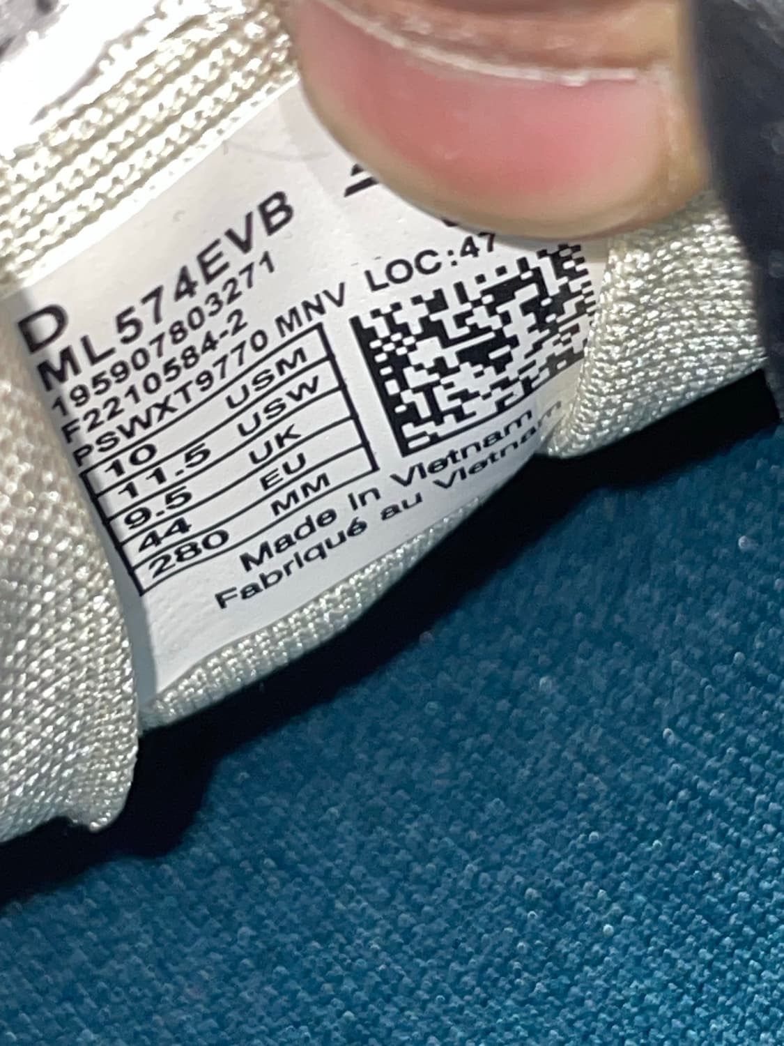 뉴발란스 574 블랙 280 상품이미지9