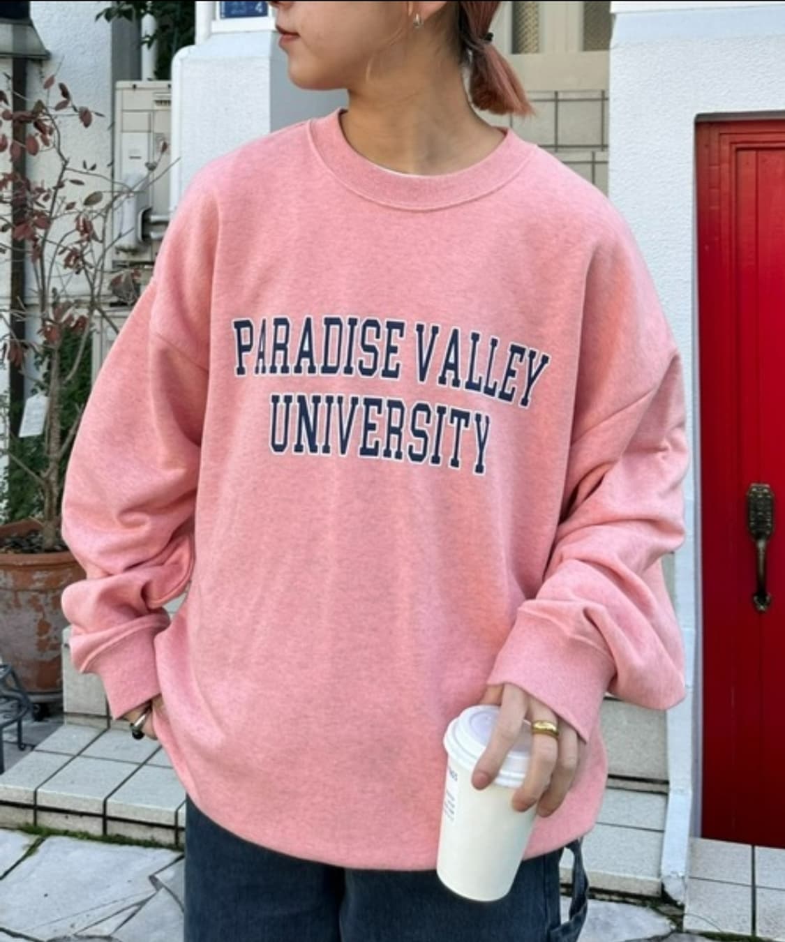 차오패닉 피그먼트 프린트 스웨트 상품이미지1