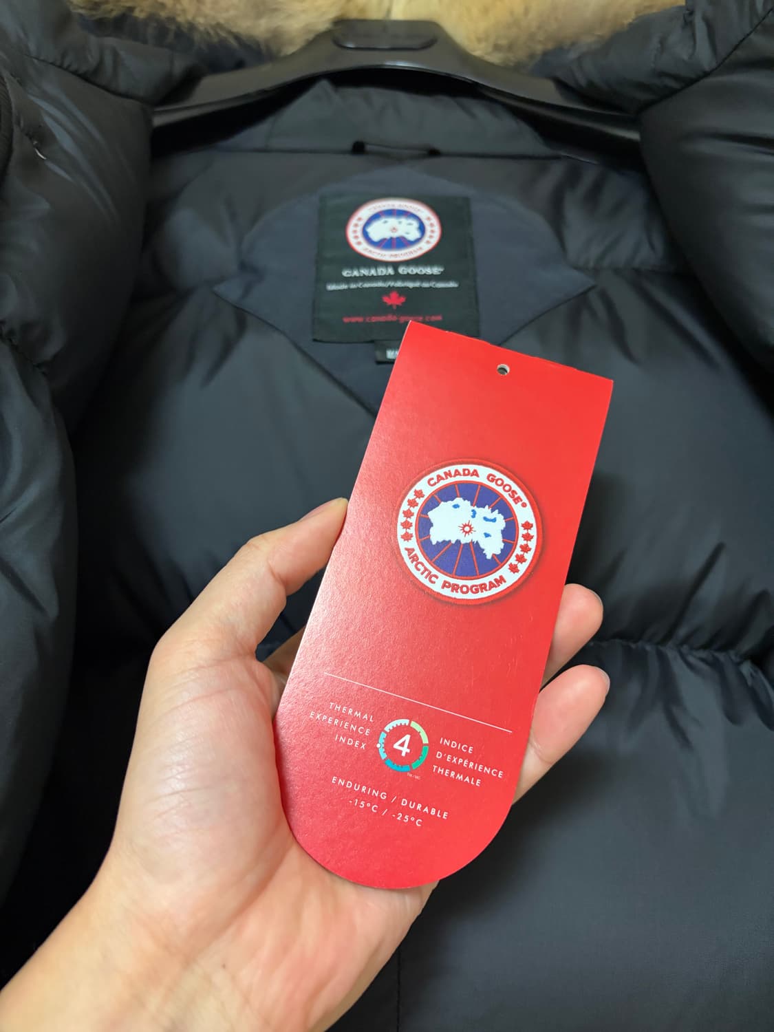 캐나다구스 샤토 패딩 네이비(M-M) 상품이미지6