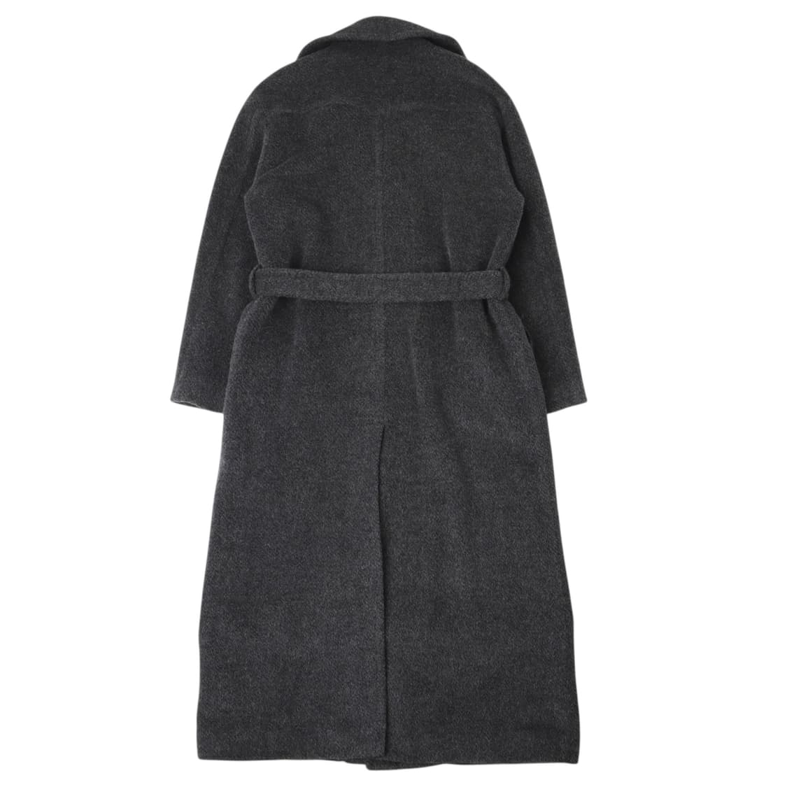 솔리드옴므 챠콜 오버핏 더블 브레스티드 울 코트 상품이미지5