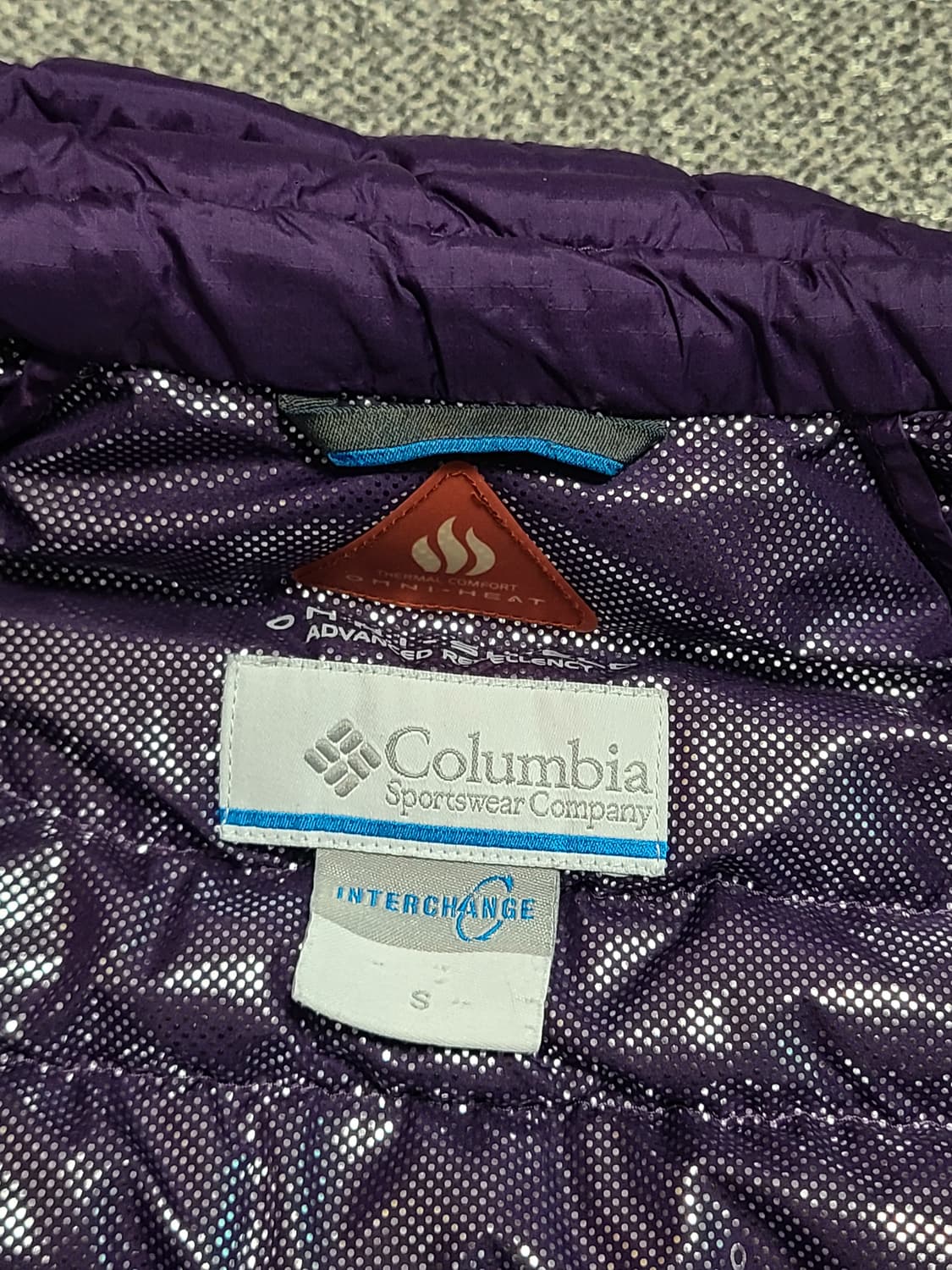 콜롬비아 여성 경량 구스다운 패딩 여성 S 90퍼플  정사이즈 상품이미지7