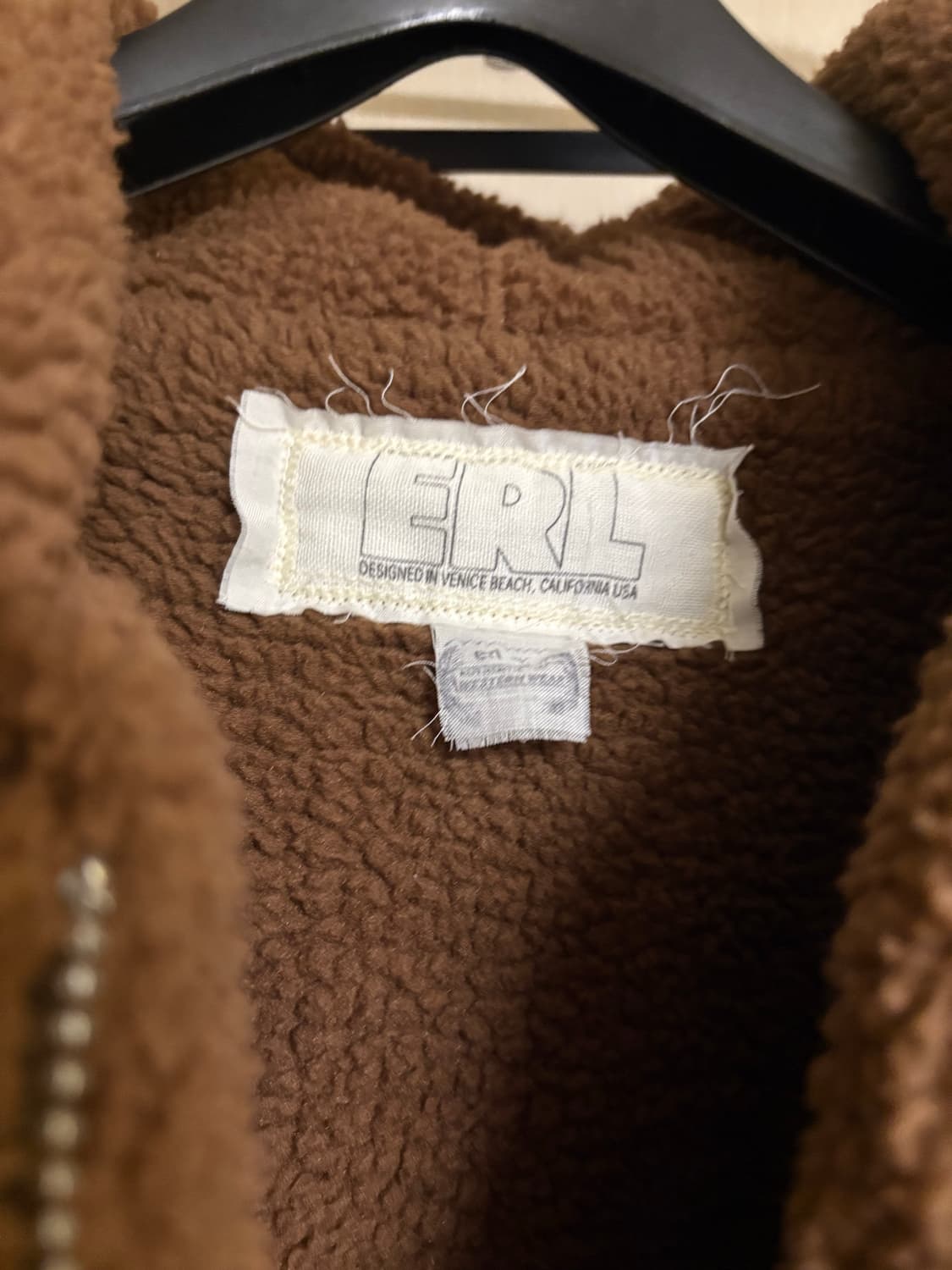 M) erl 테리 플리스 집업후드 상품이미지3